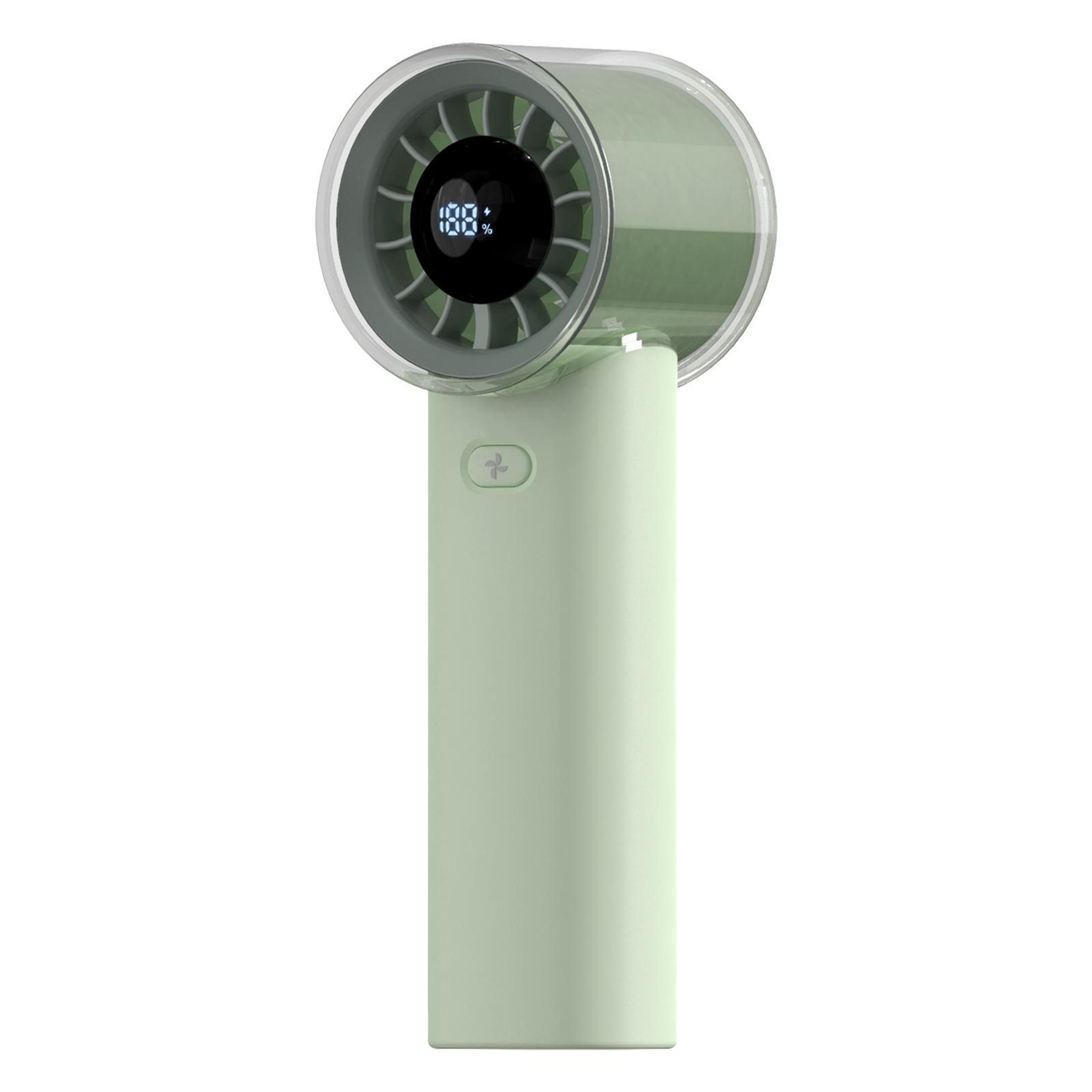 high speed handheld fan with digital display and 100-speed control