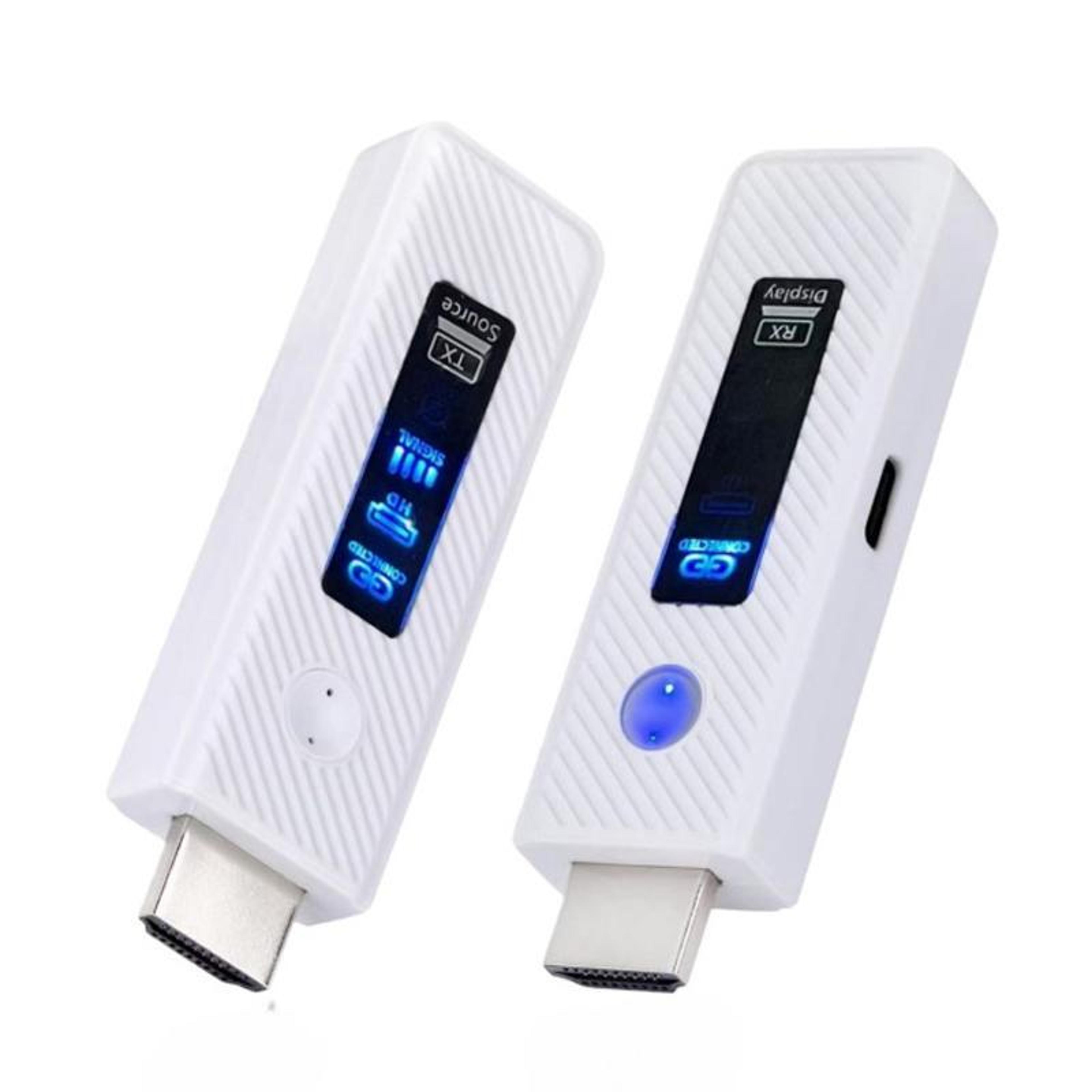 2-in-1 wireless hdmi transmitter 1080p 60hz with 60m long-range screen mirroring