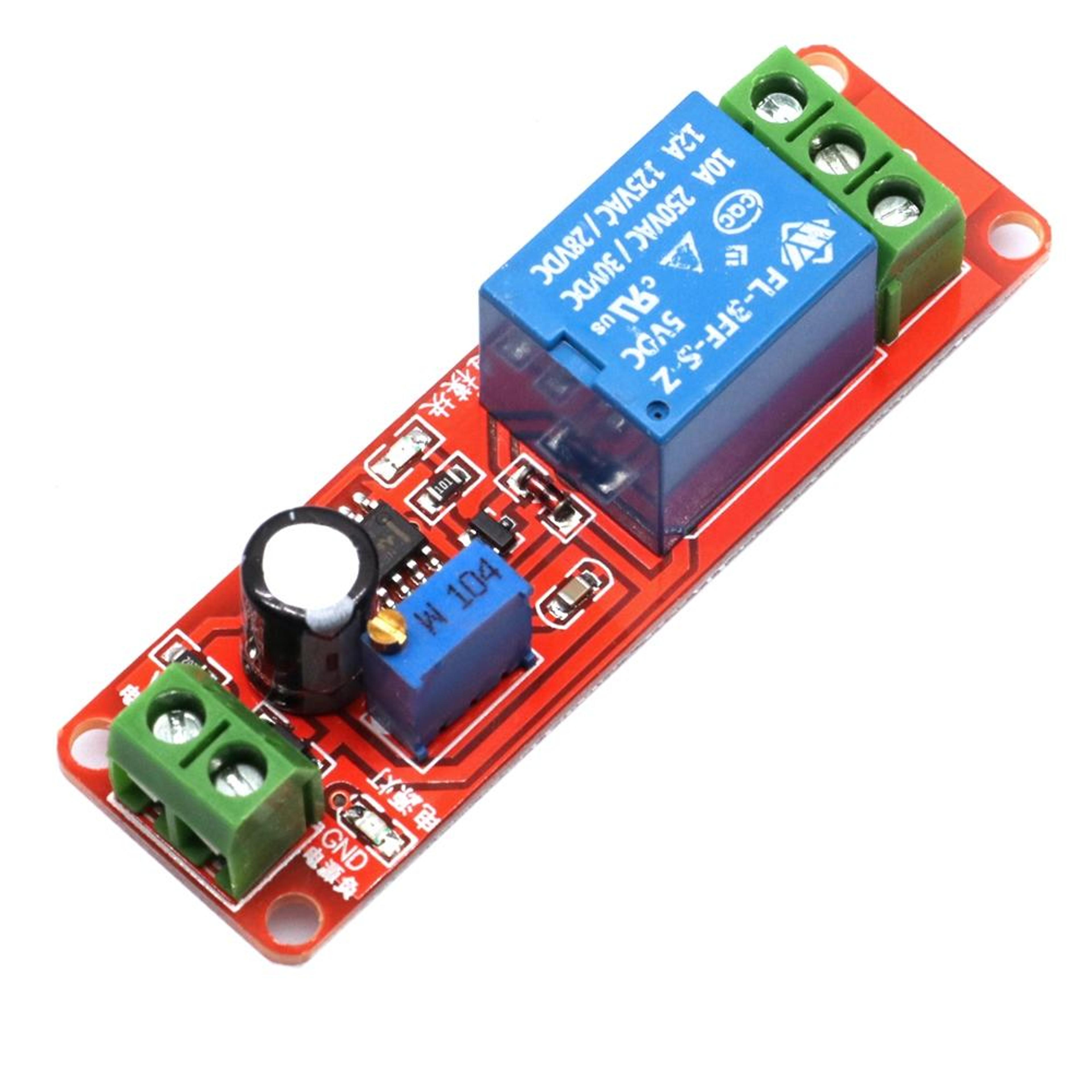 time delay relay module with adjustable 0-10 second timer switch