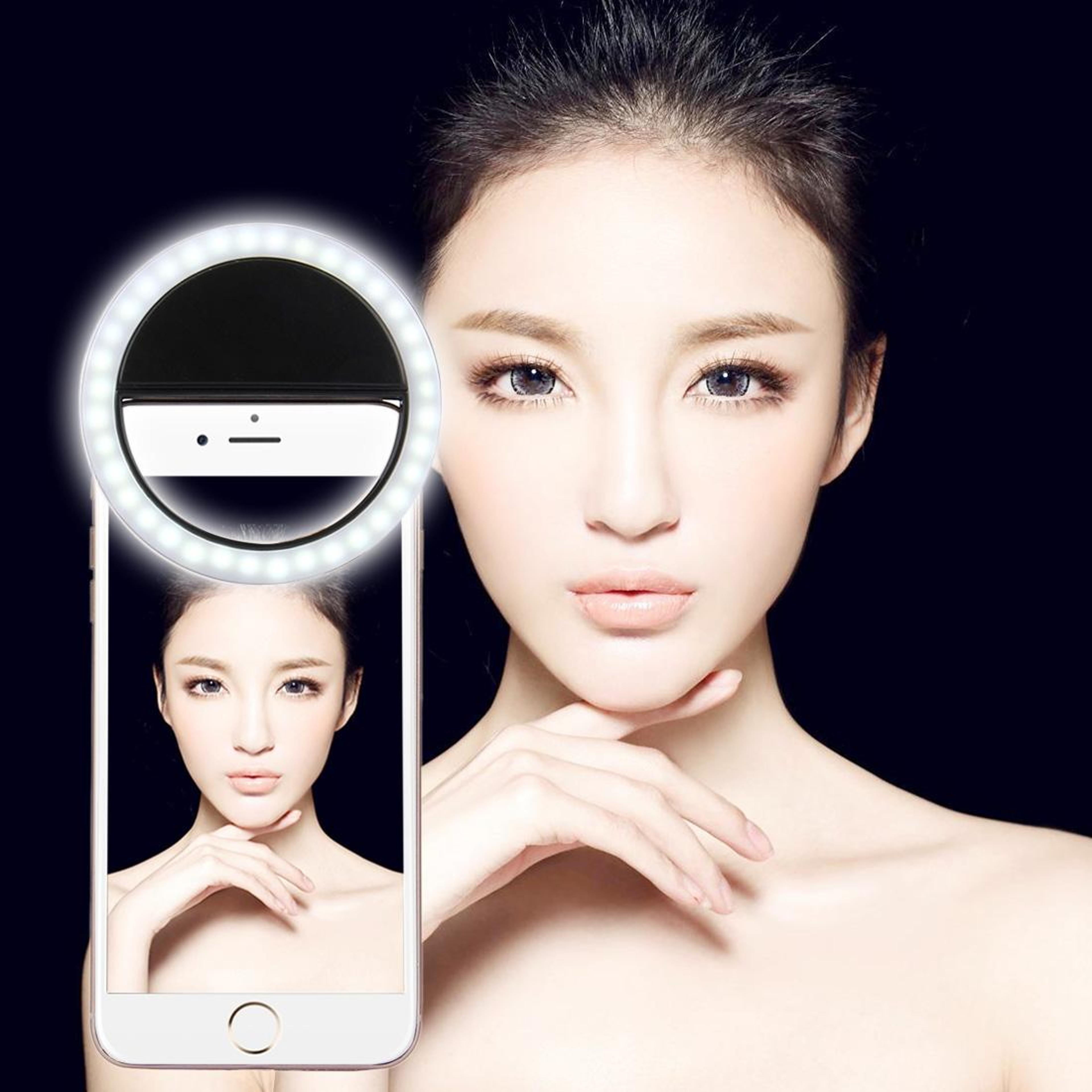 selfie light for phones with adjustable clip