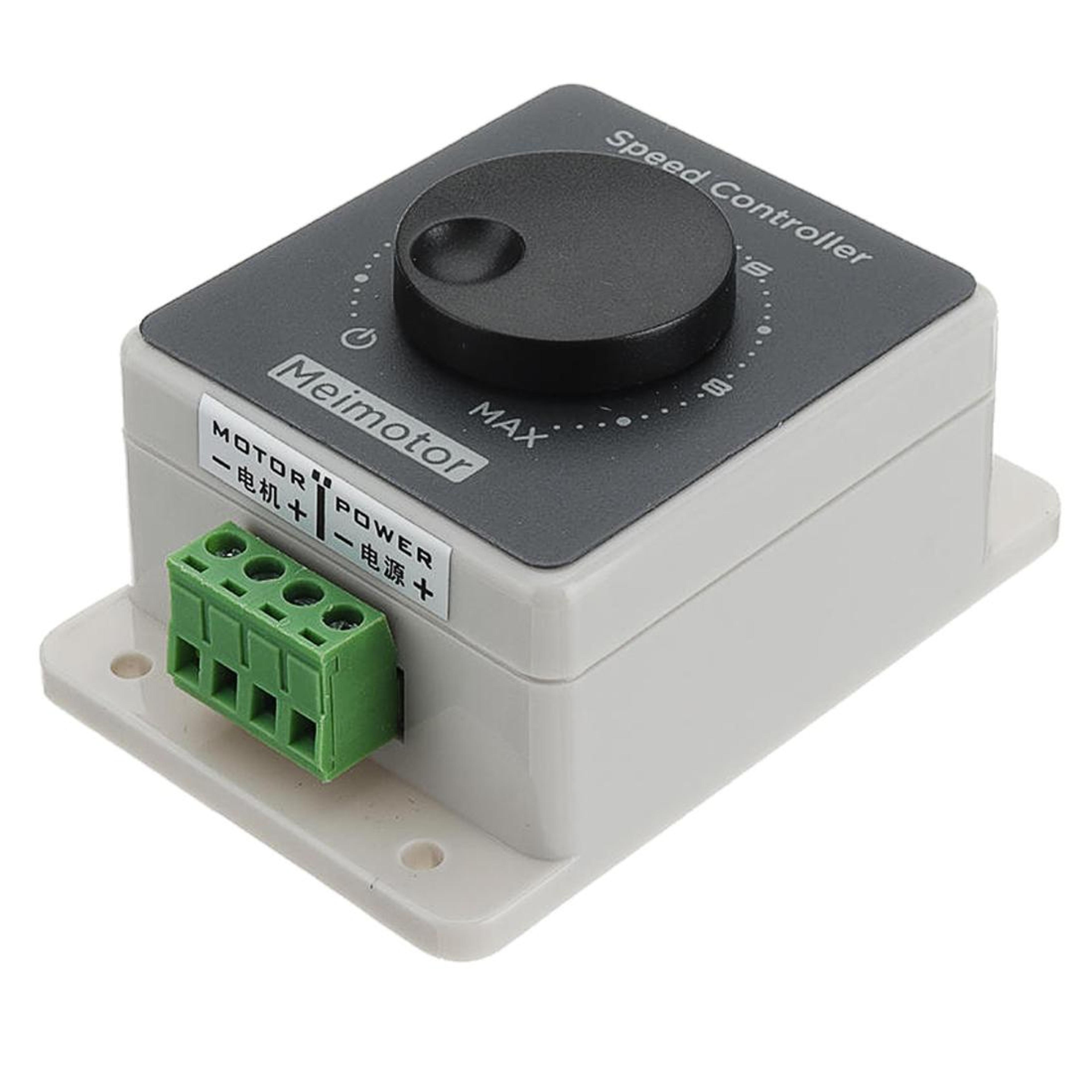 pwm dc 10a high power motor speed controller with housing