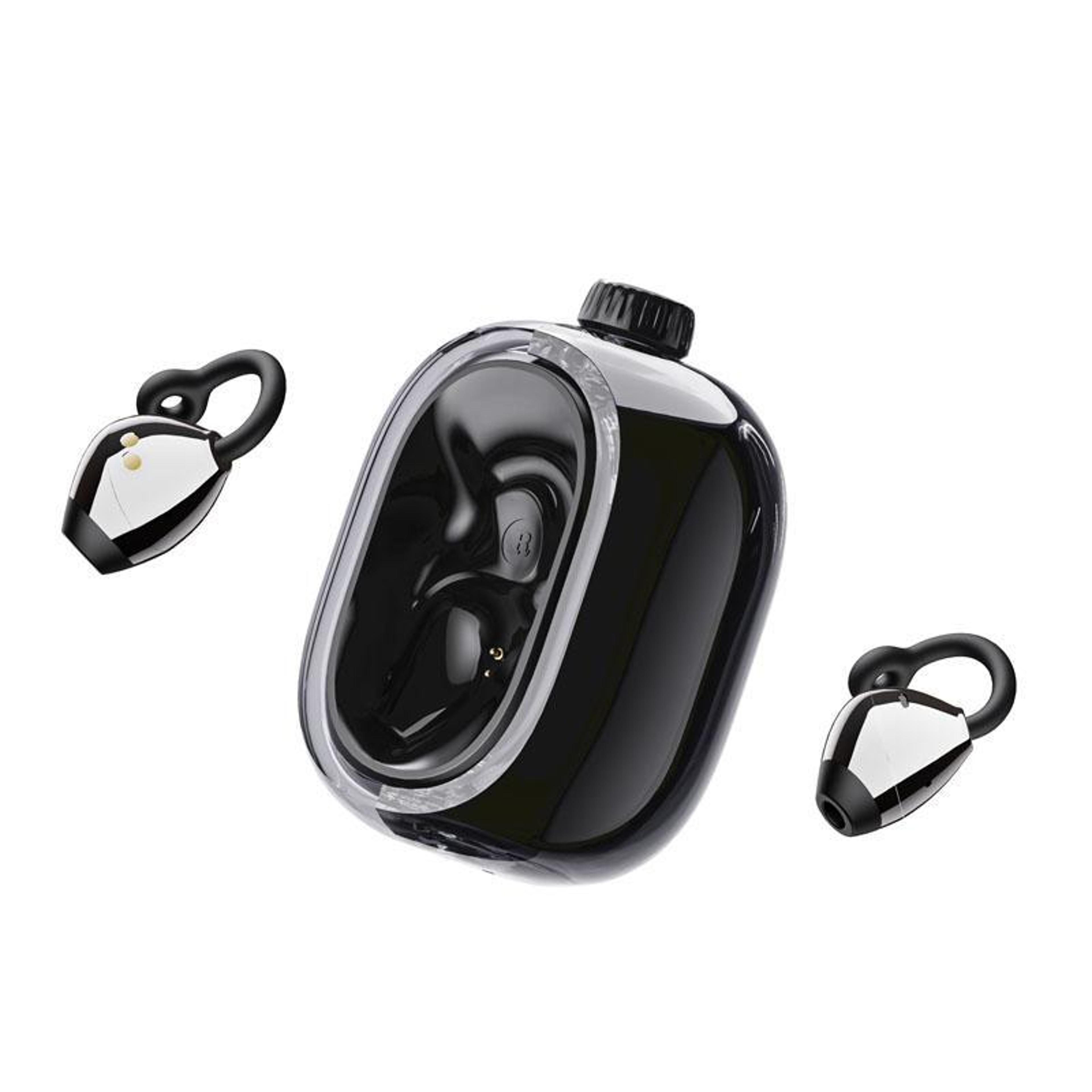 ai translation earbuds with bluetooth 6.0 clip-on comfort