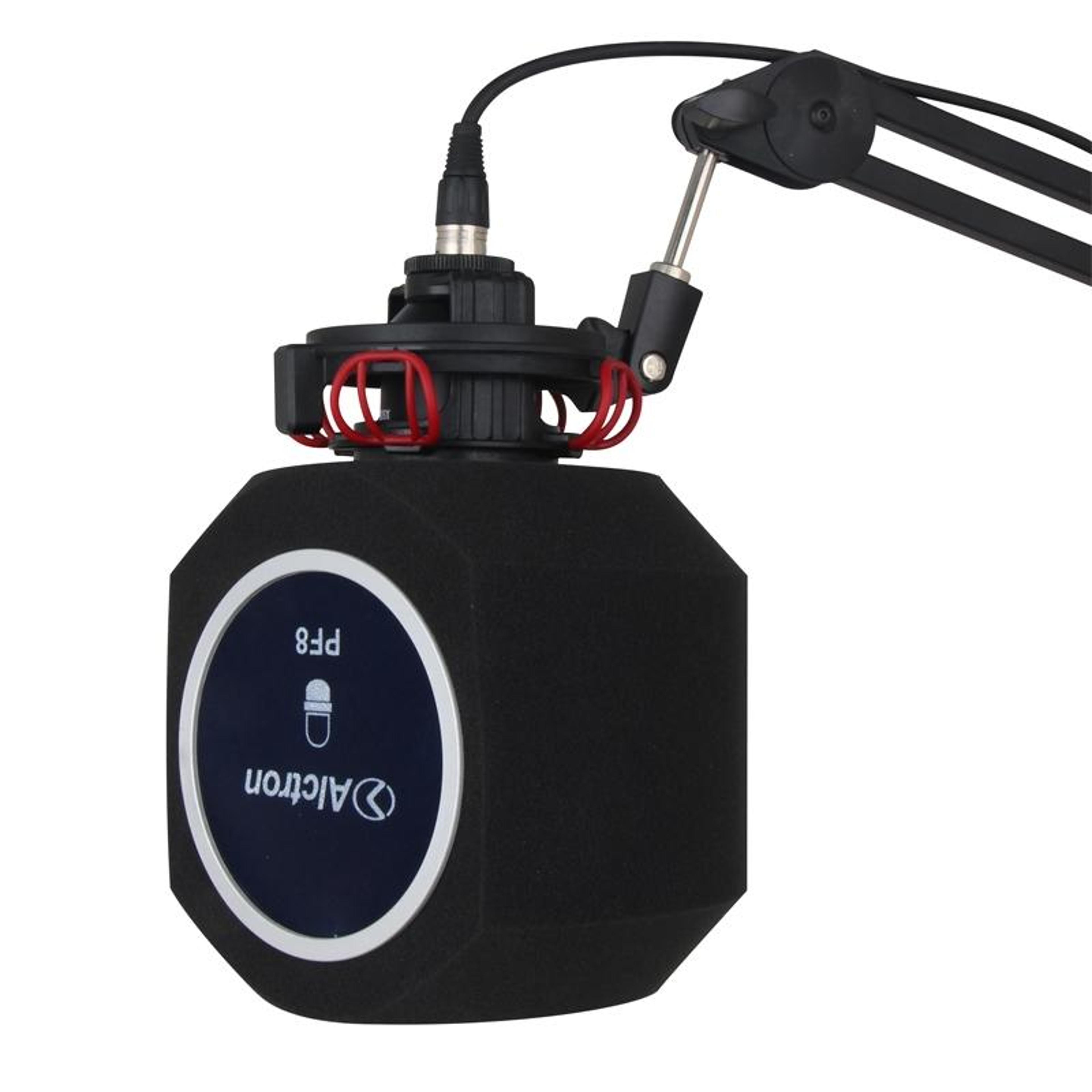 pf8 microphone isolation shield acoustic filter for clearer recording