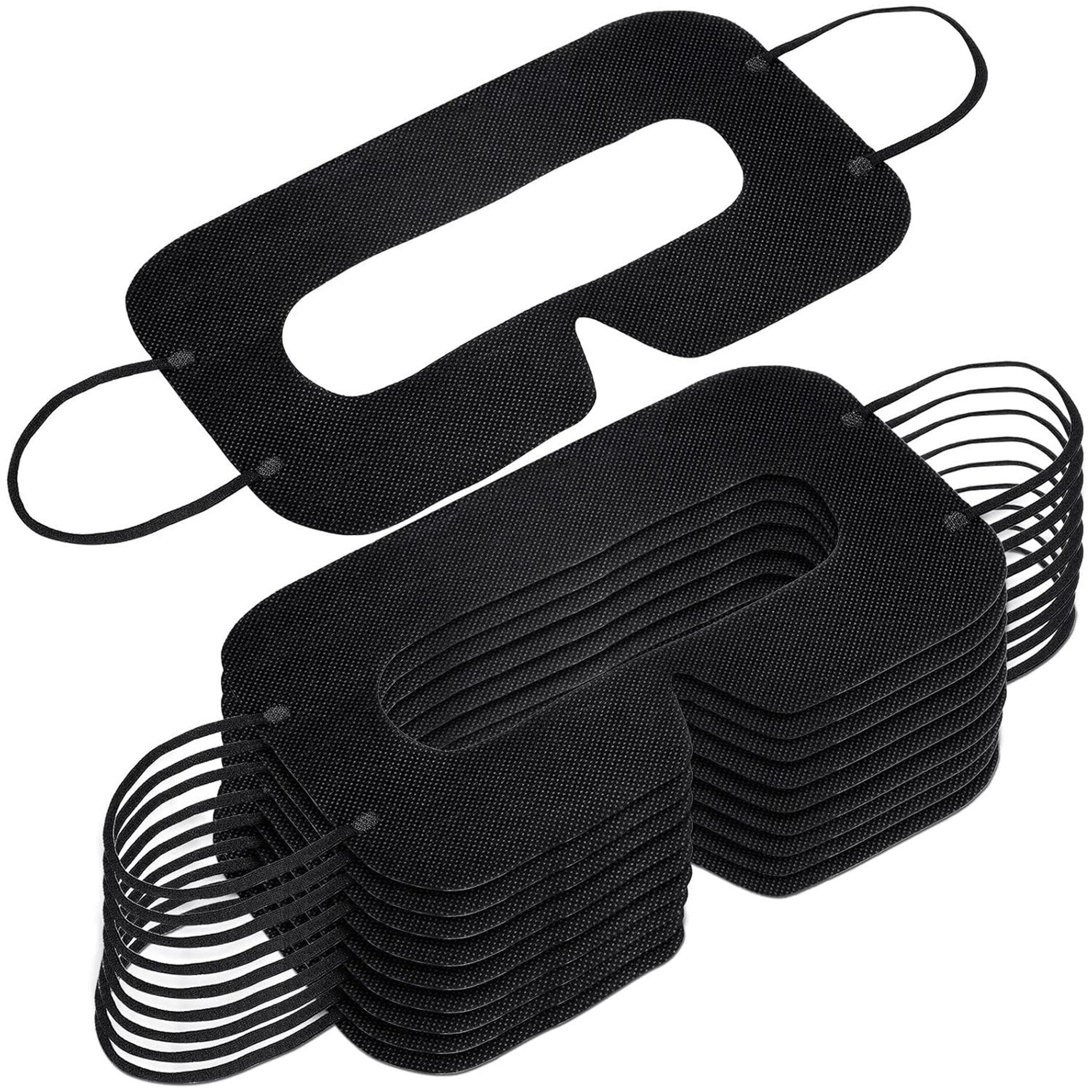 100pcs disposable vr face covers, hygienic non-woven vr eye masks for shared headsets