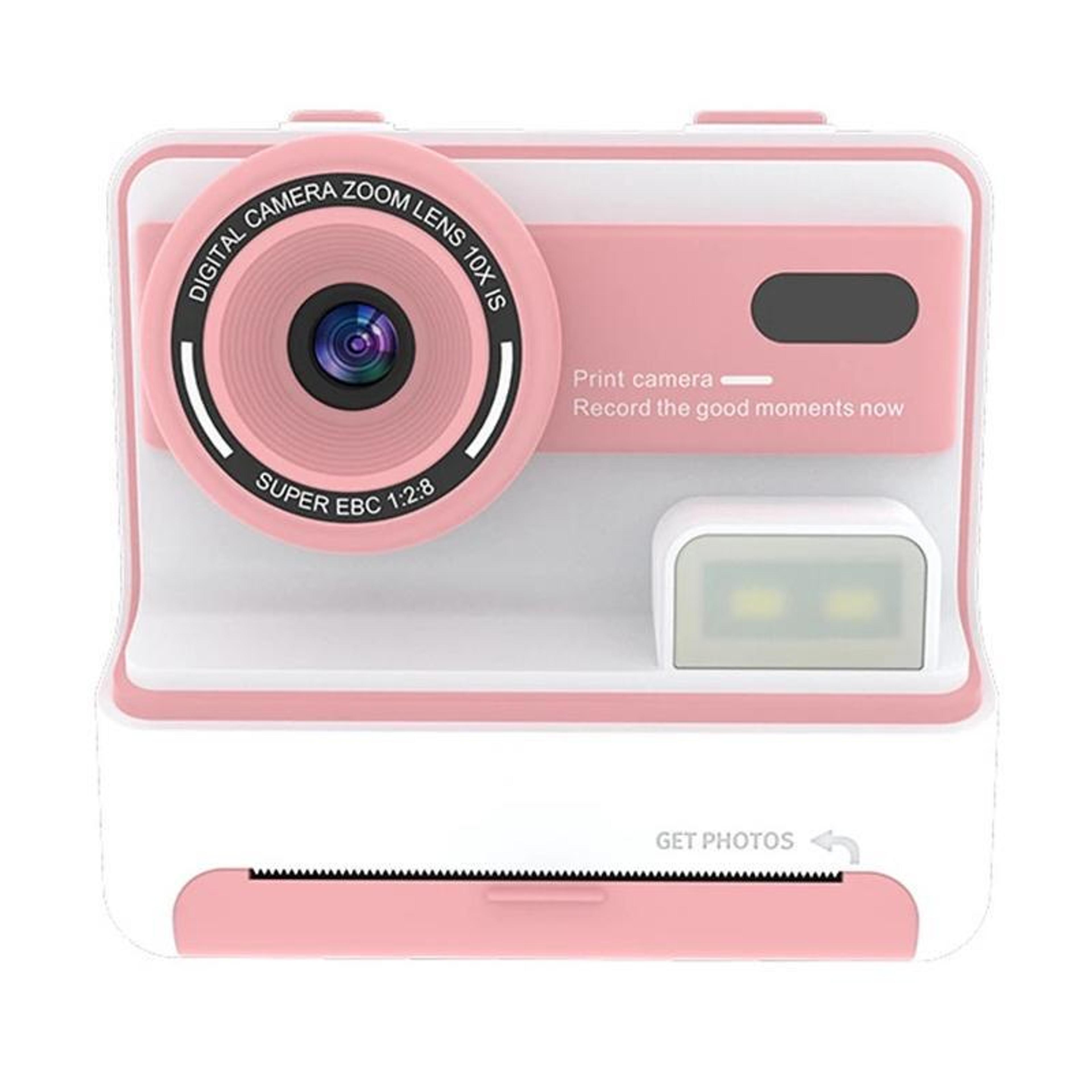 48mp kids instant print camera with dual lens and ink-free thermal printing