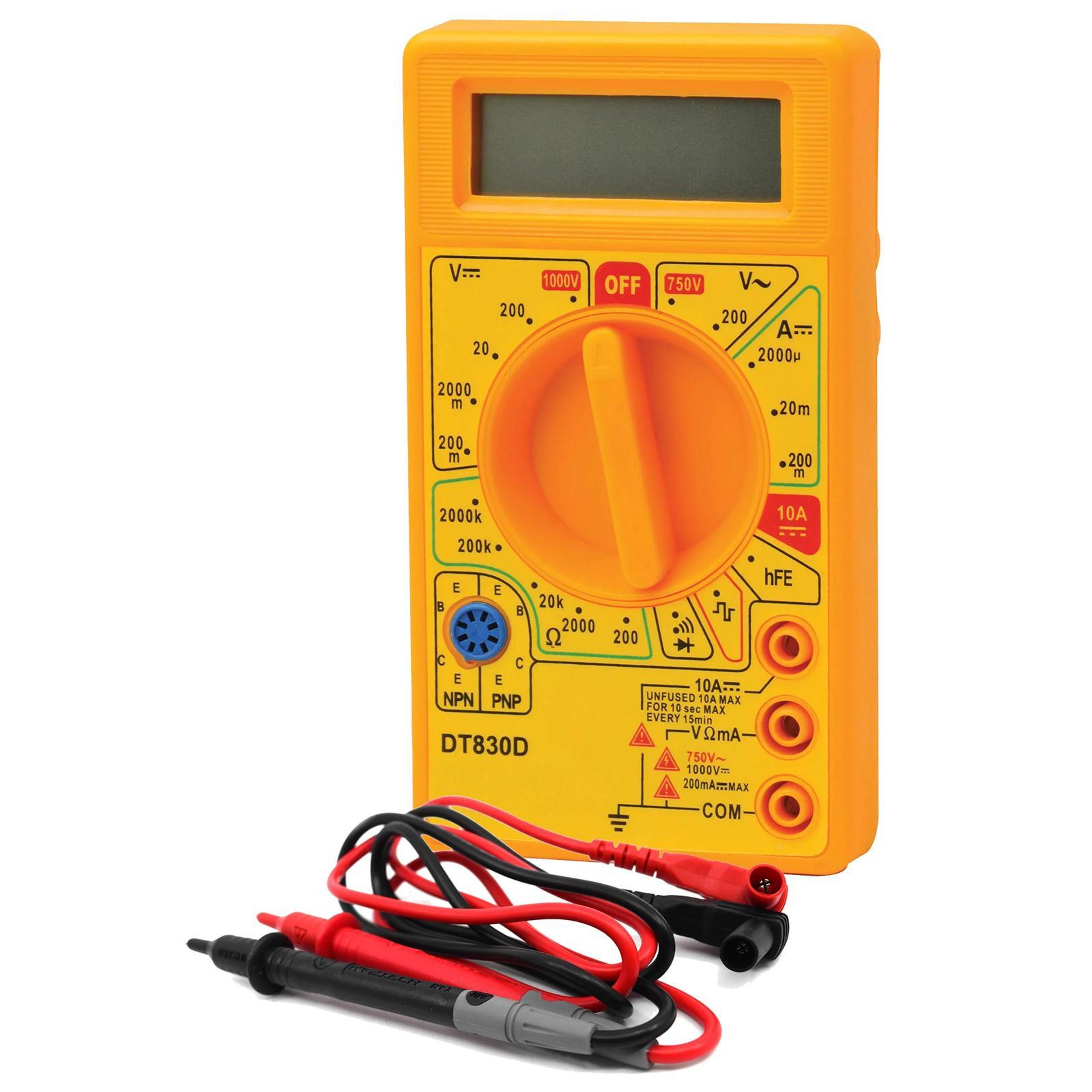 2pcs digital multimeter portable ac dc voltage and current tester
