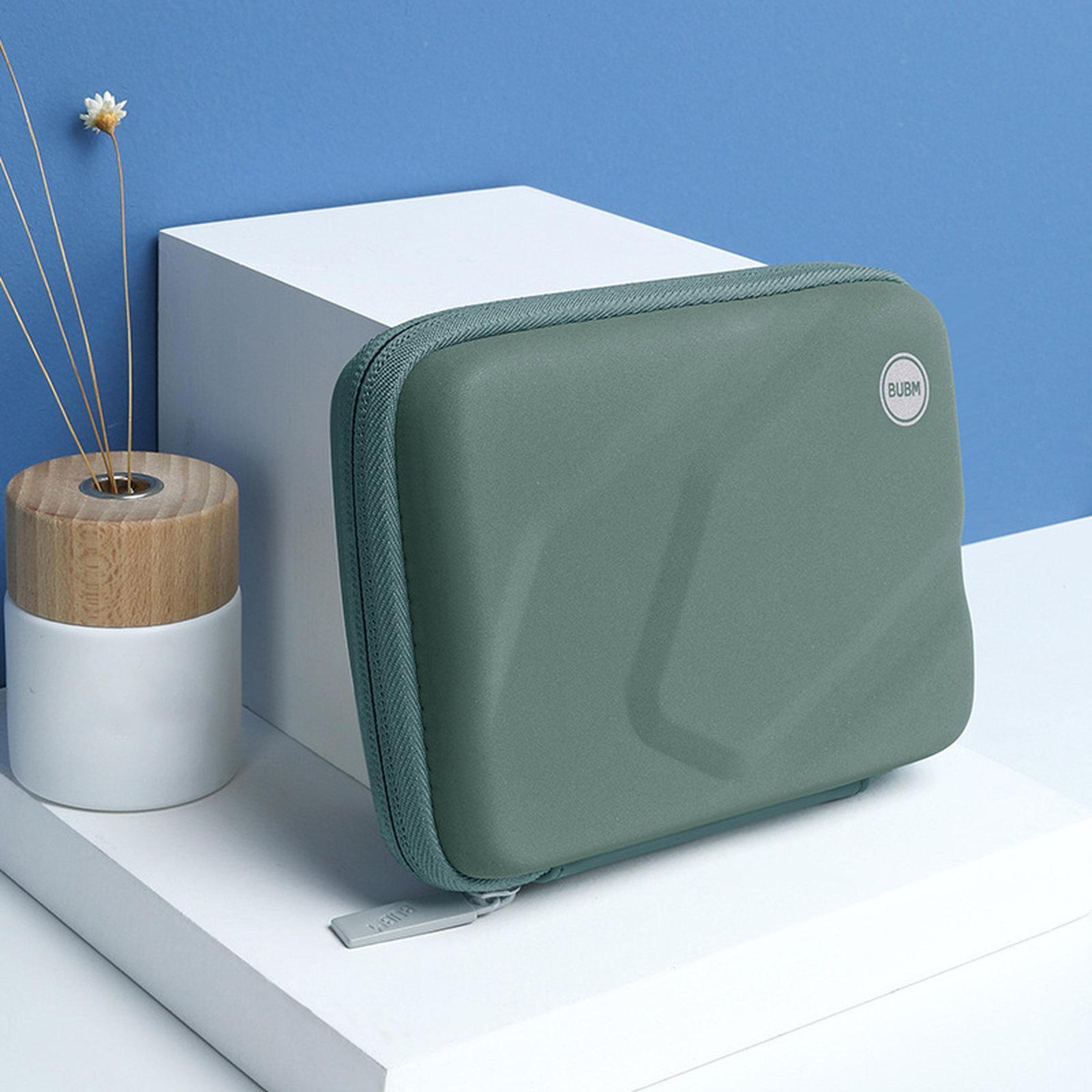 shockproof external hard drive case with eva hard shell and cable organizer
