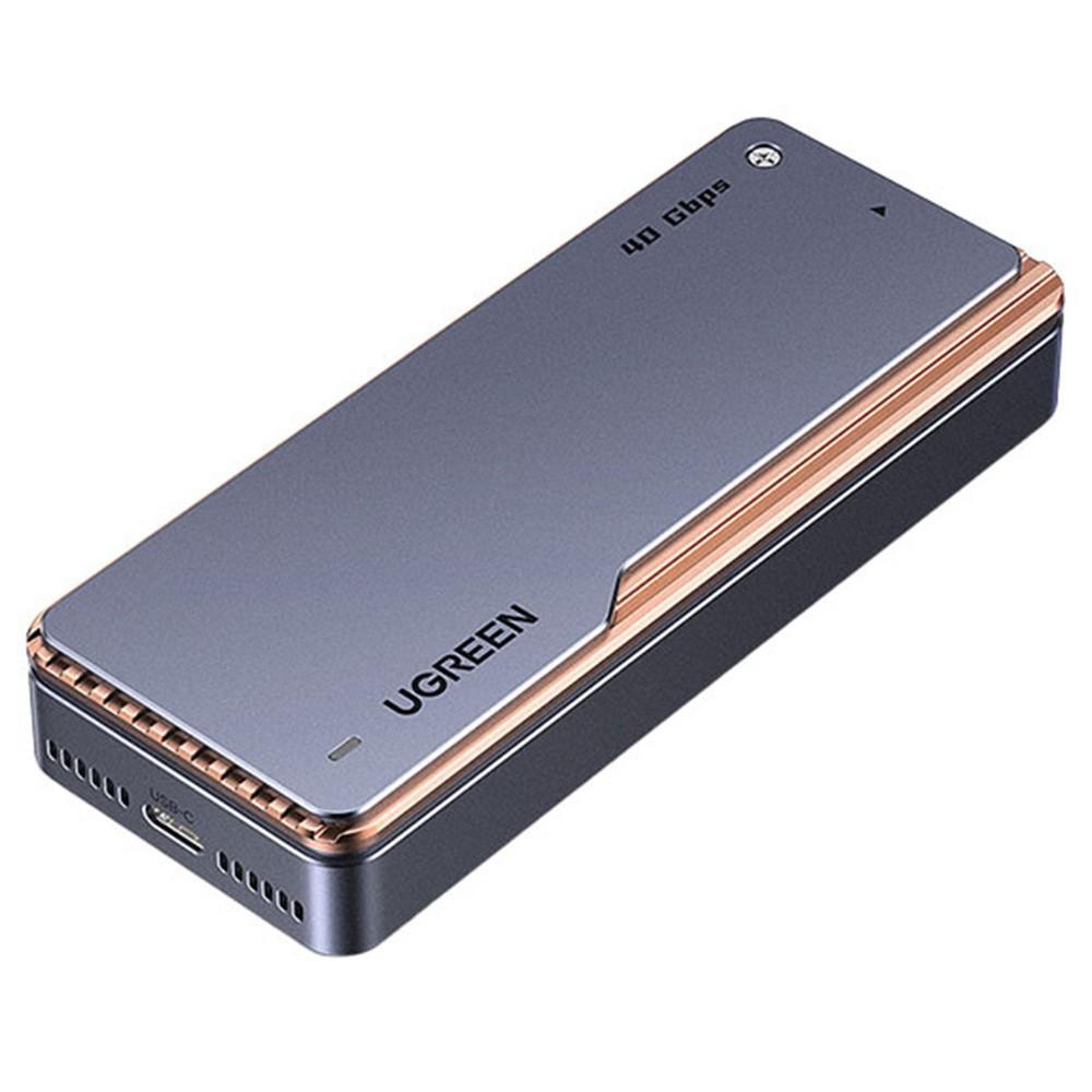 40gbps ssd enclosure usb4 m.2 nvme enclosure with pwm cooling fan