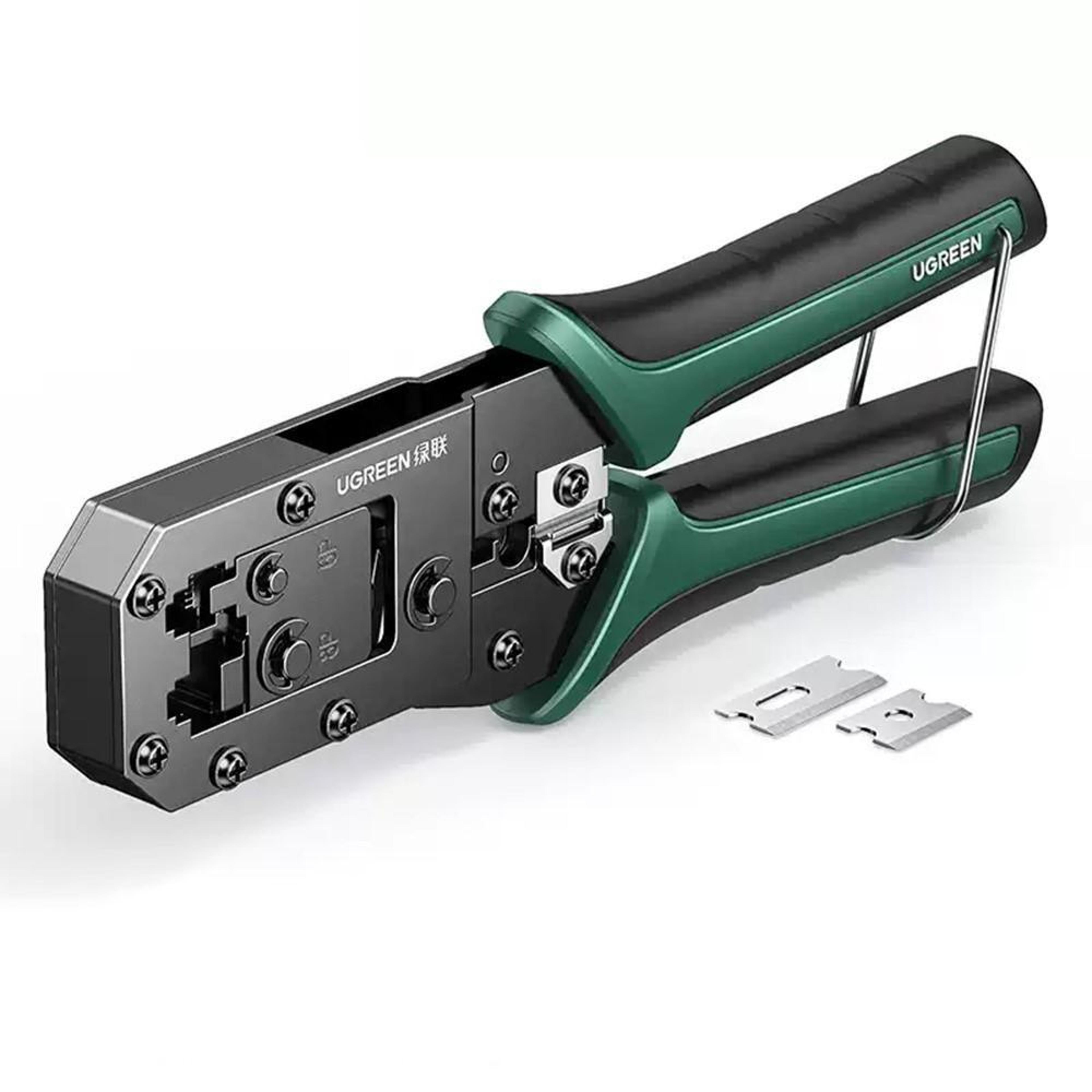 rj45 crimping tool with cable cutter and stripper for rj11 rj12