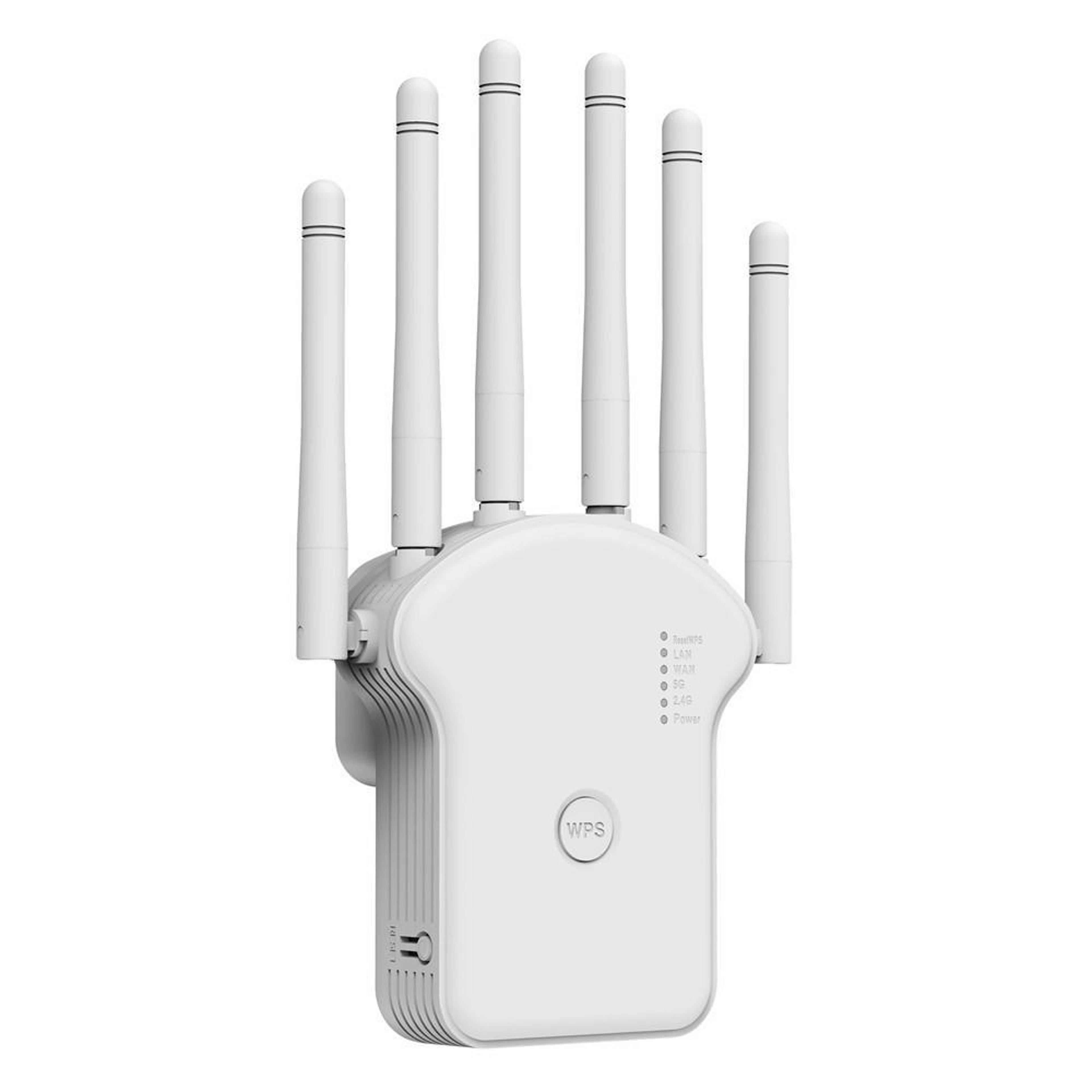 wifi range extender and signal booster with 6 high-gain antennas
