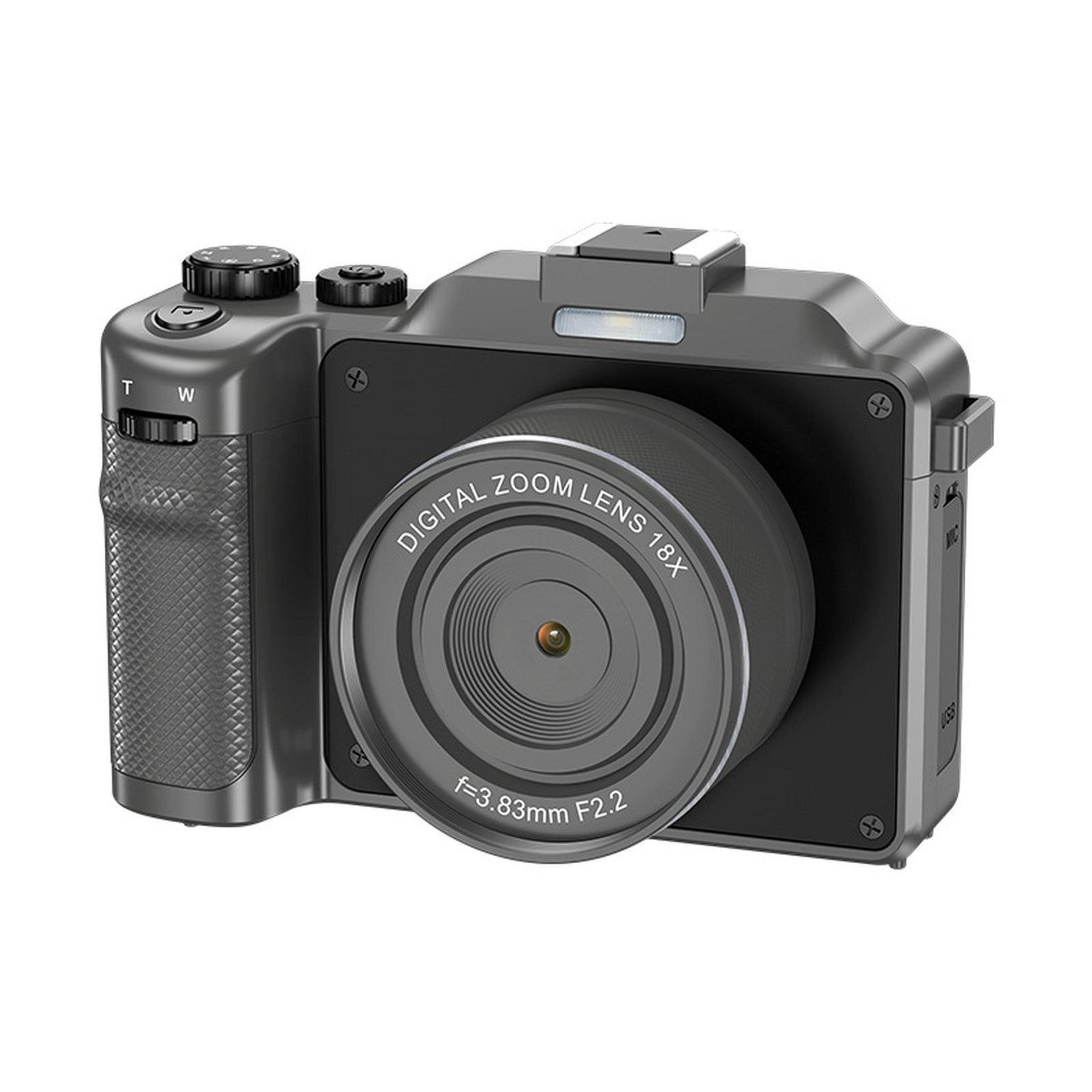 80mp 8k vlogging camera with wifi, dual lens autofocus and 18x zoom