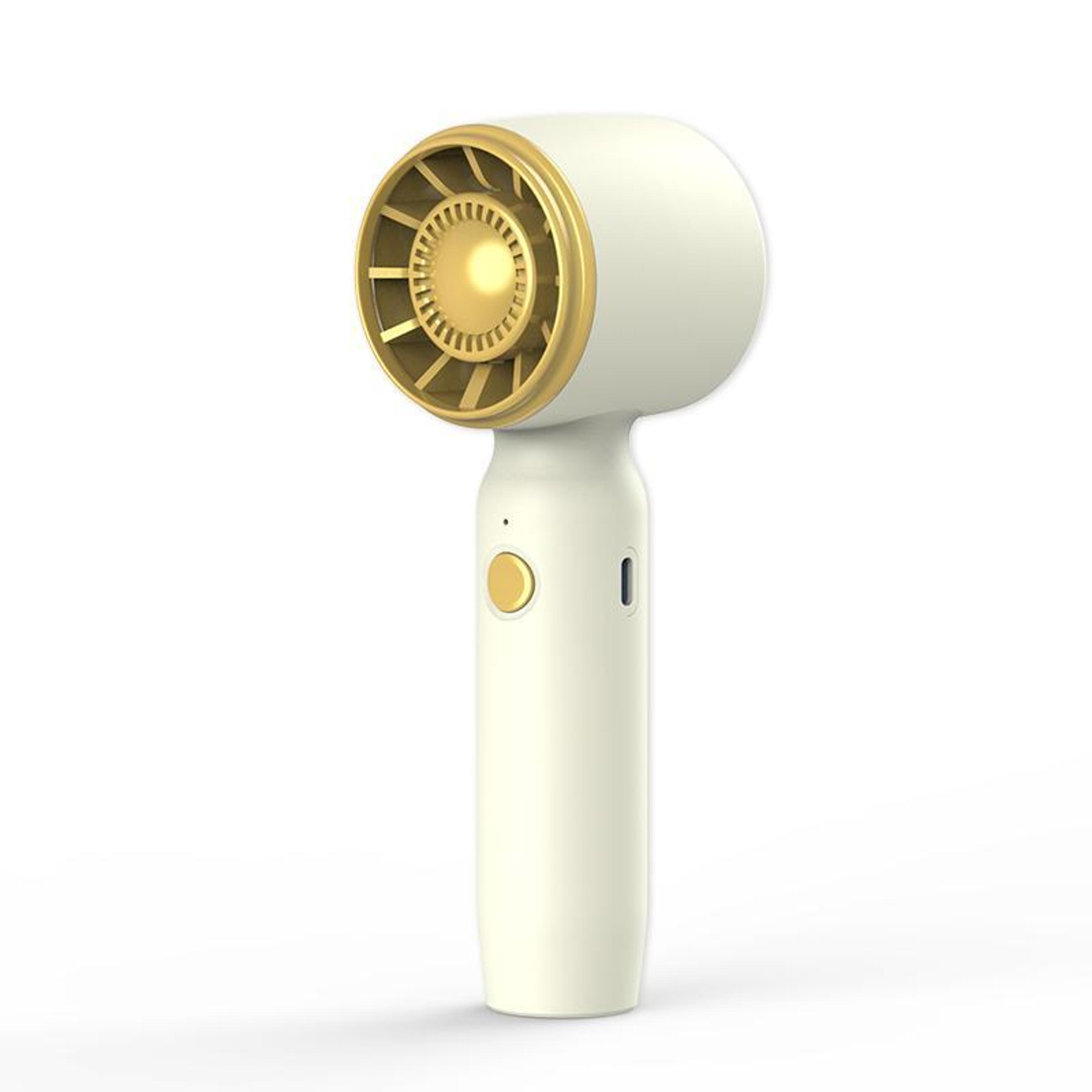 high-speed handheld fan with 3 speeds, rechargeable mini fan