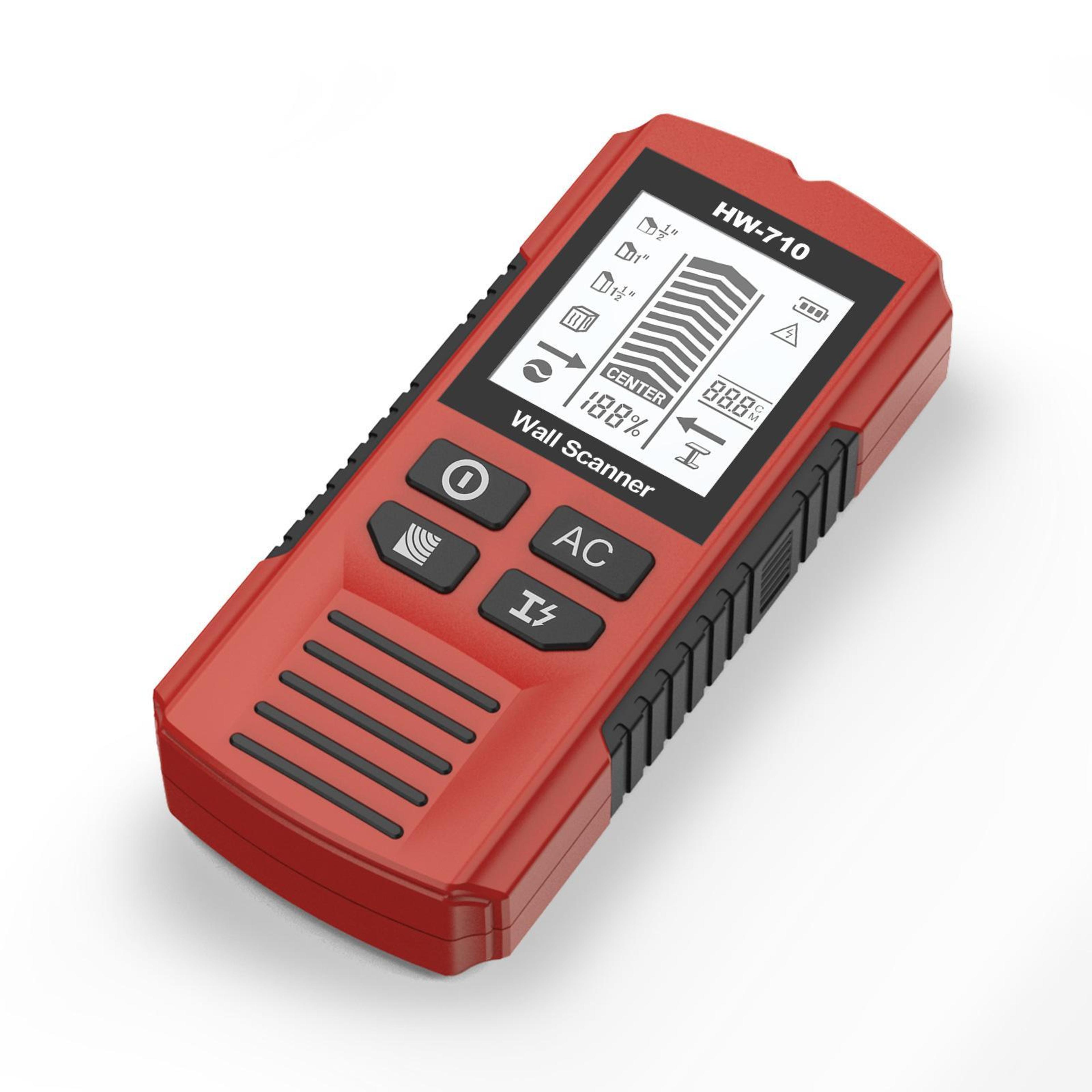 5-in-1 stud finder wall scanner with metal and live wire detection