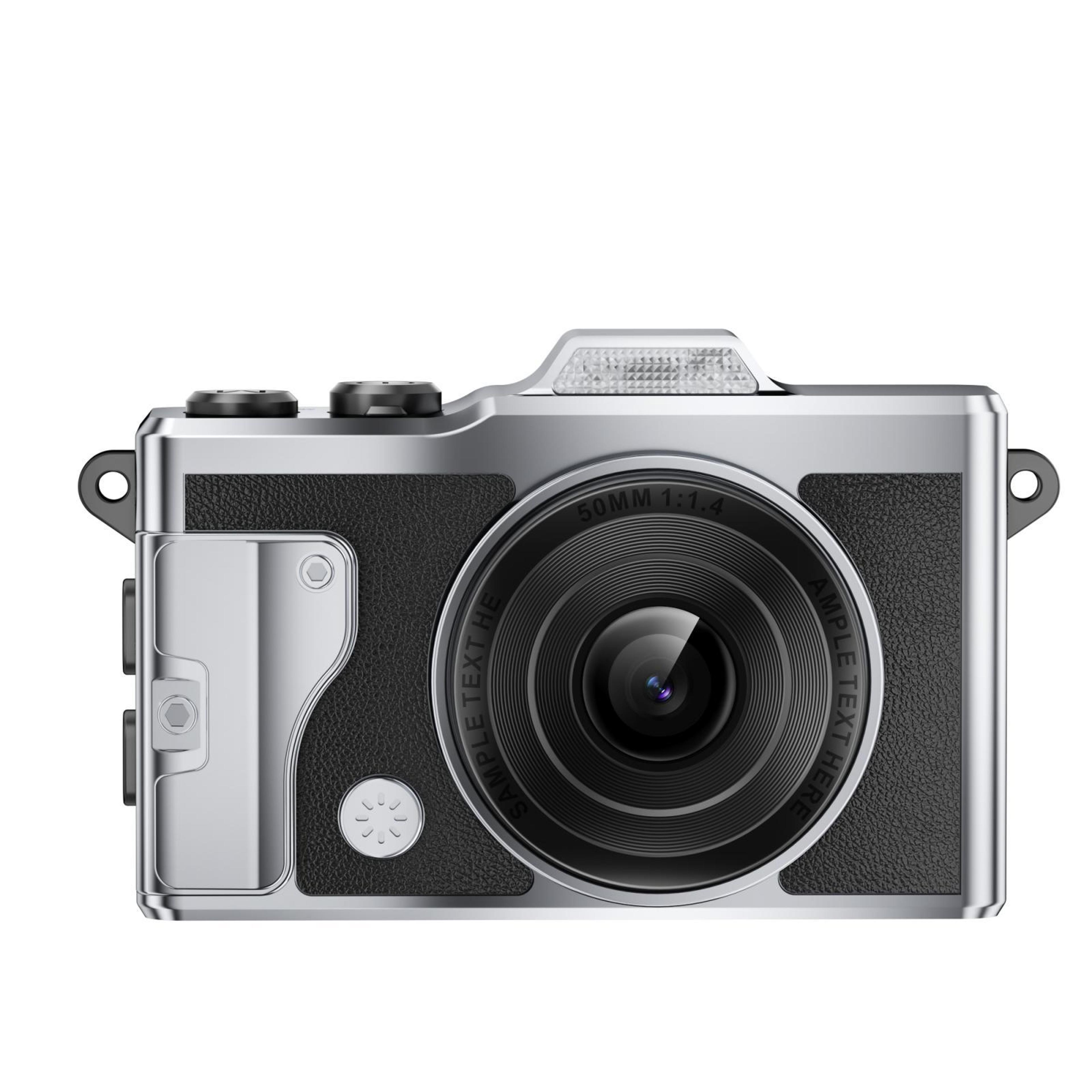 retro pocket camera with 4k video and 48mp photos
