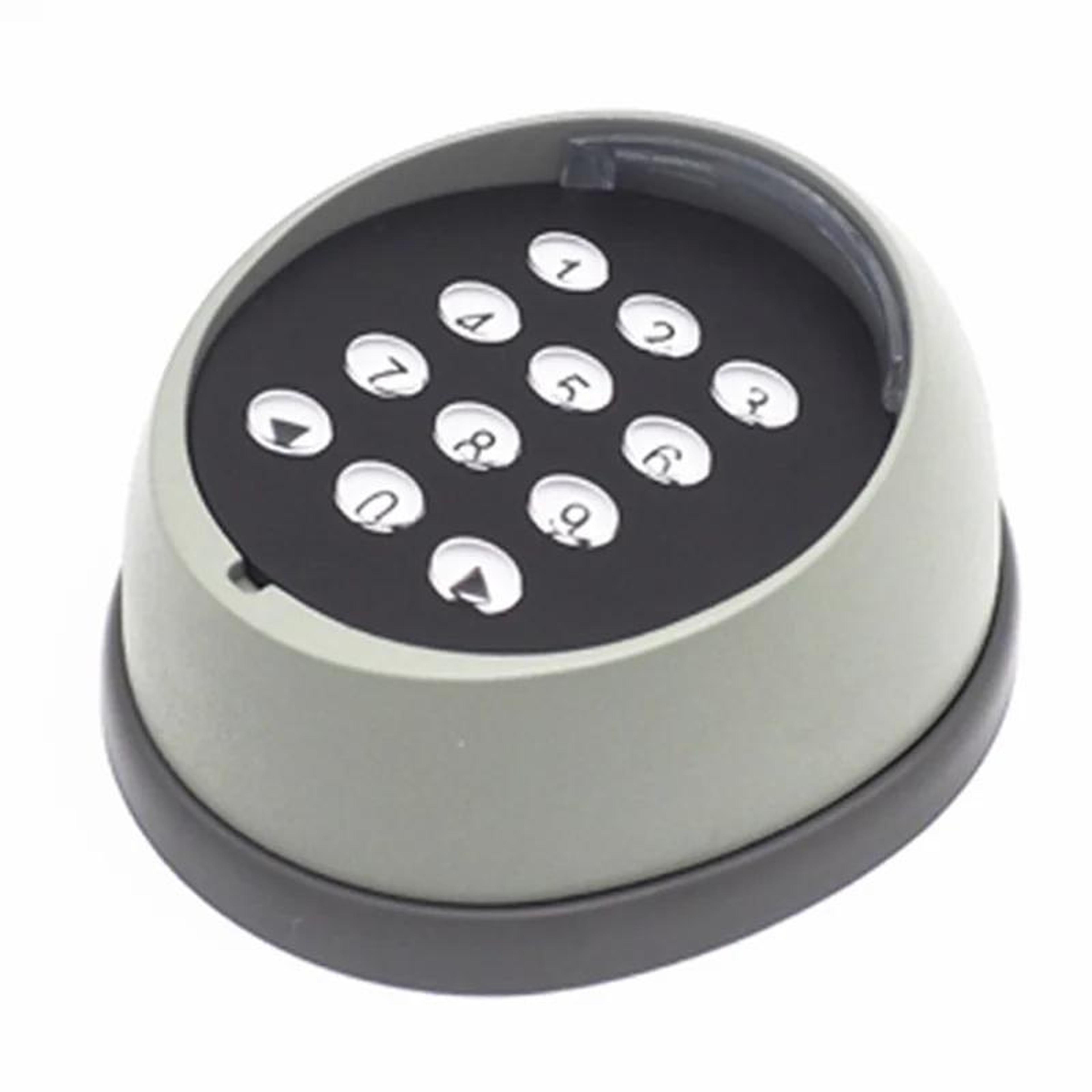 433mhz wireless garage door keypad with rolling code security and dual-channel pin access