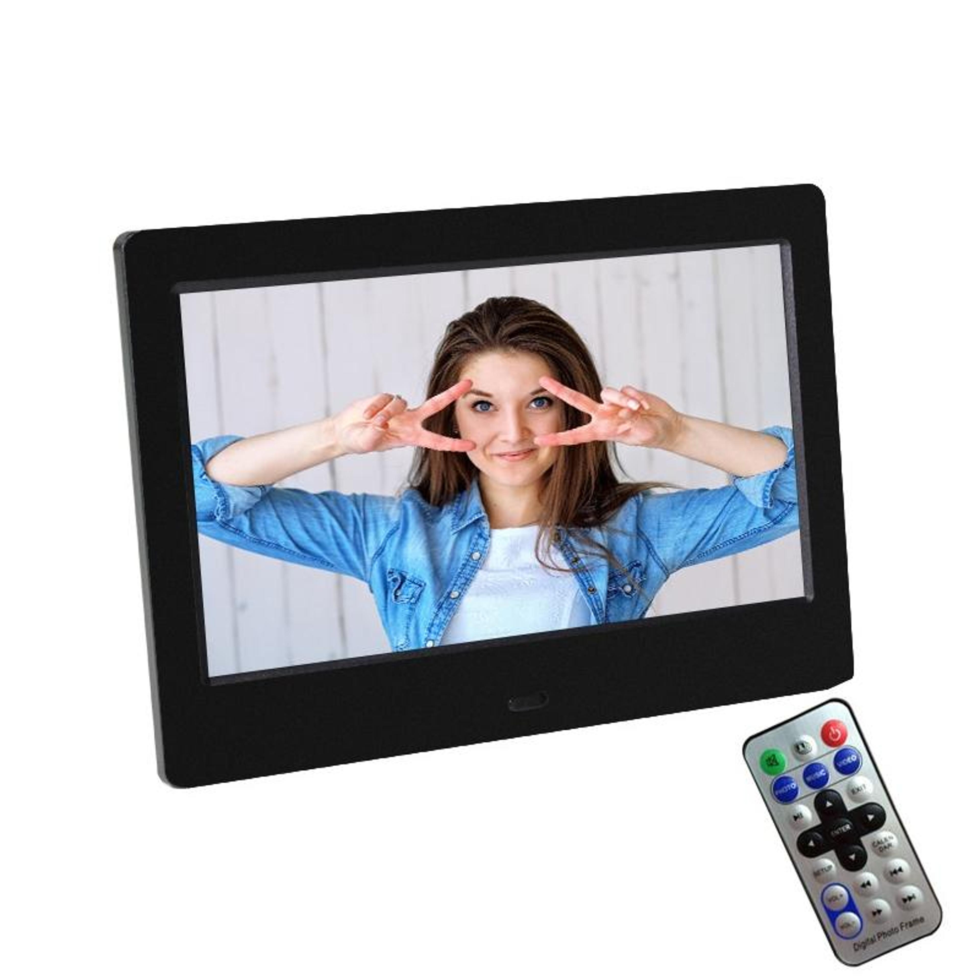 7 inch digital photo frame with 720p video, usb and sd card playback