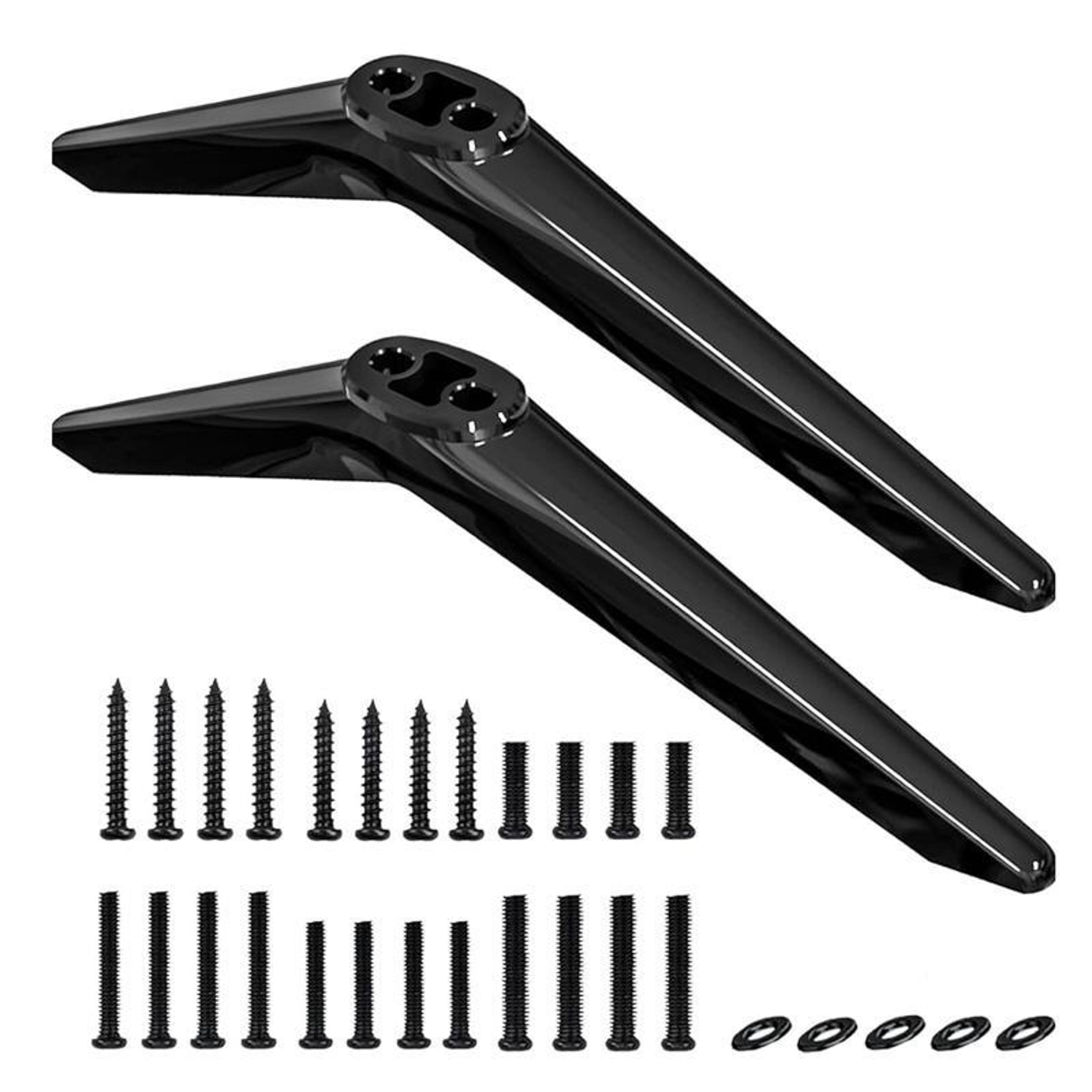 tcl roku tv replacement stand legs with no-drill tabletop base