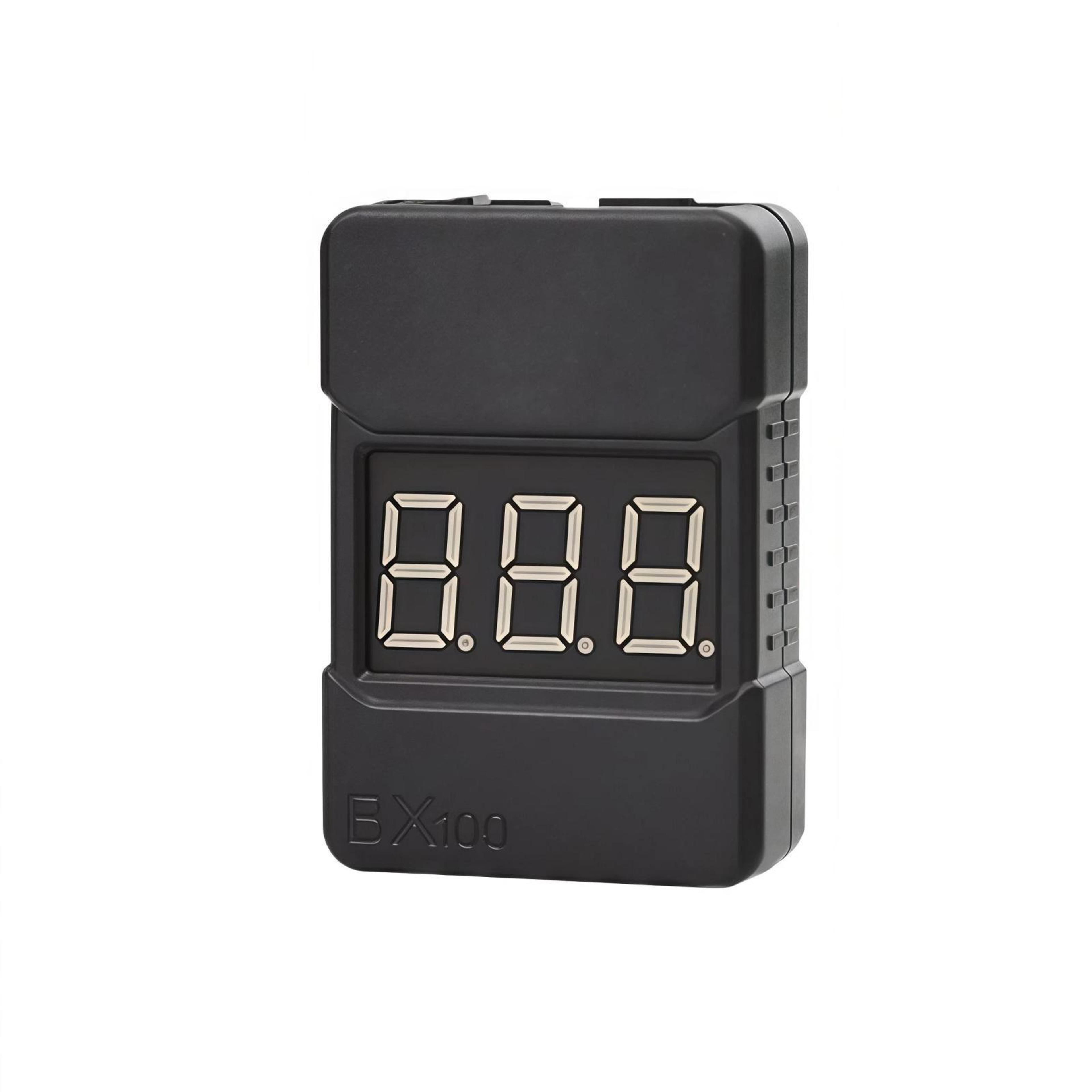 battery voltage tester with low voltage alarm and led display