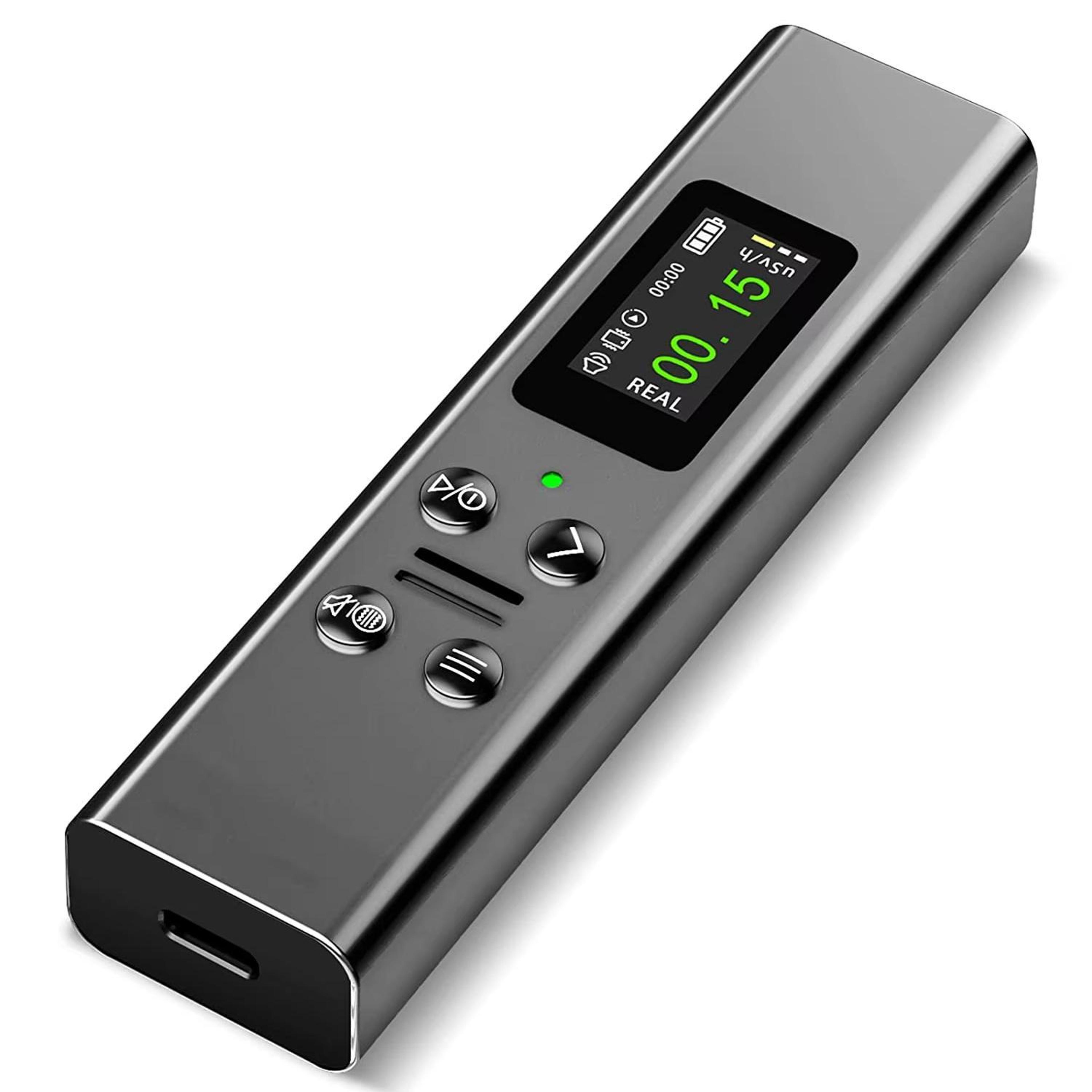 portable geiger counter nuclear radiation detector with personal dosimeter and triple alarm