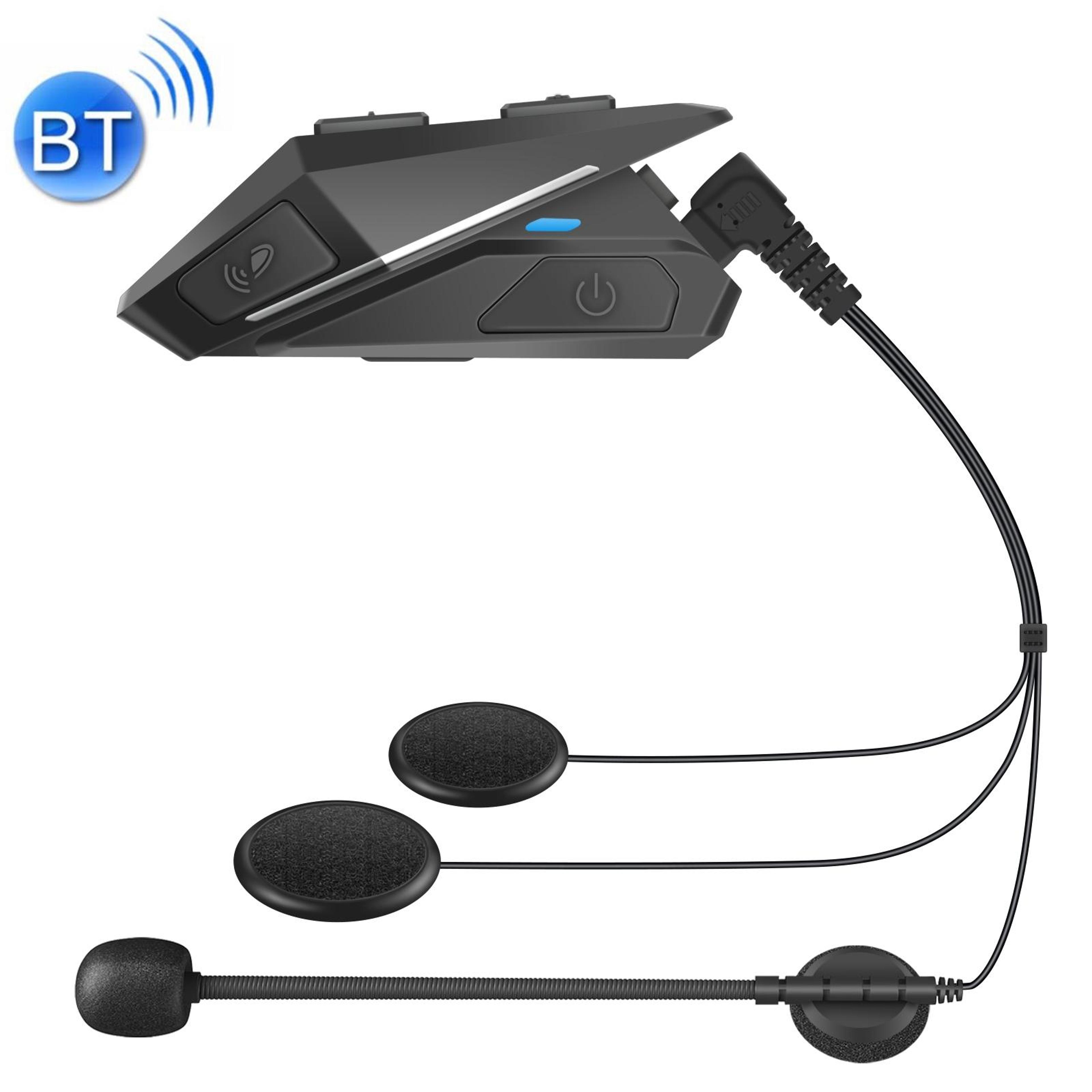 yz06 motorcycle bluetooth headset with fm radio and hands-free calling
