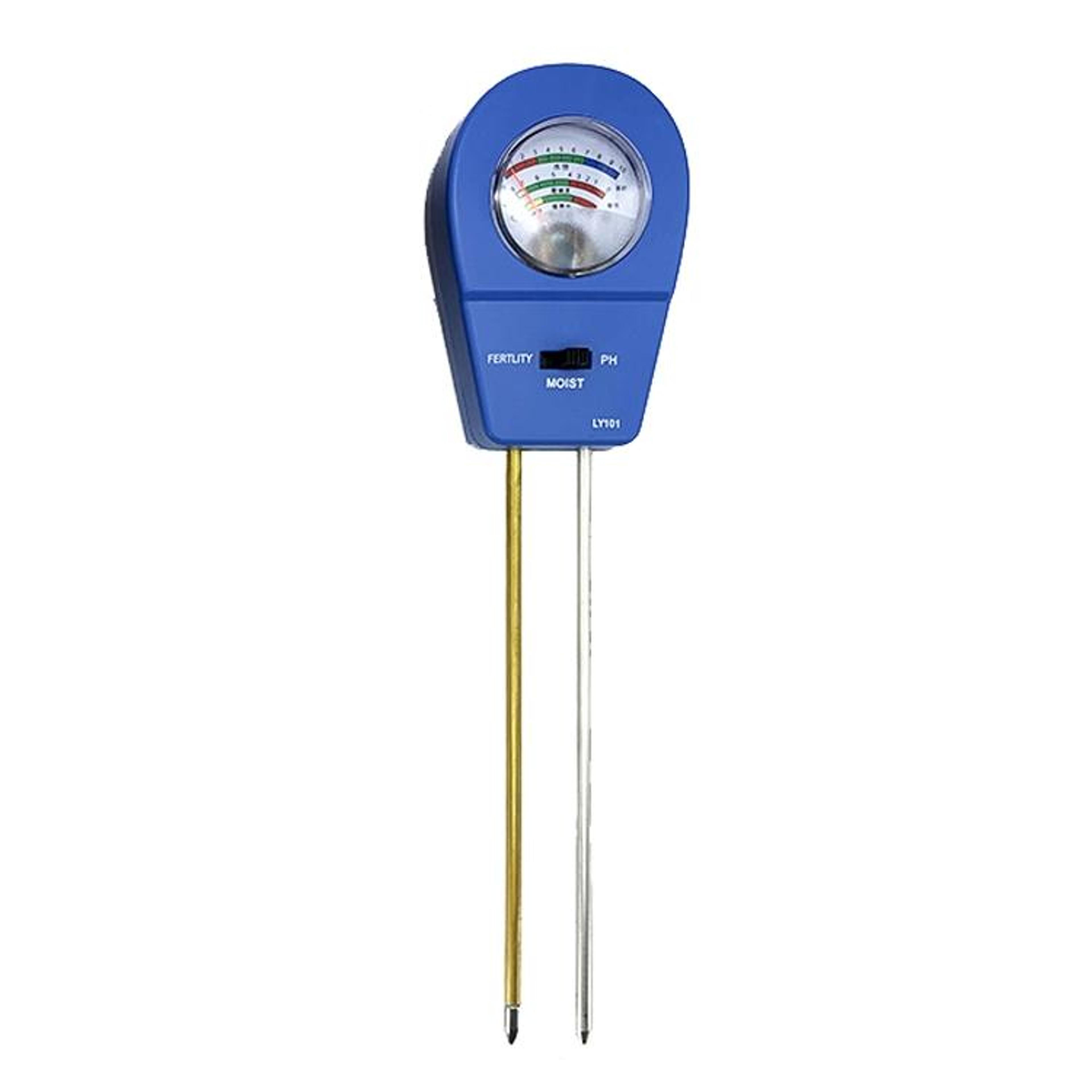 3-in-1 soil ph meter and moisture fertility tester for plants