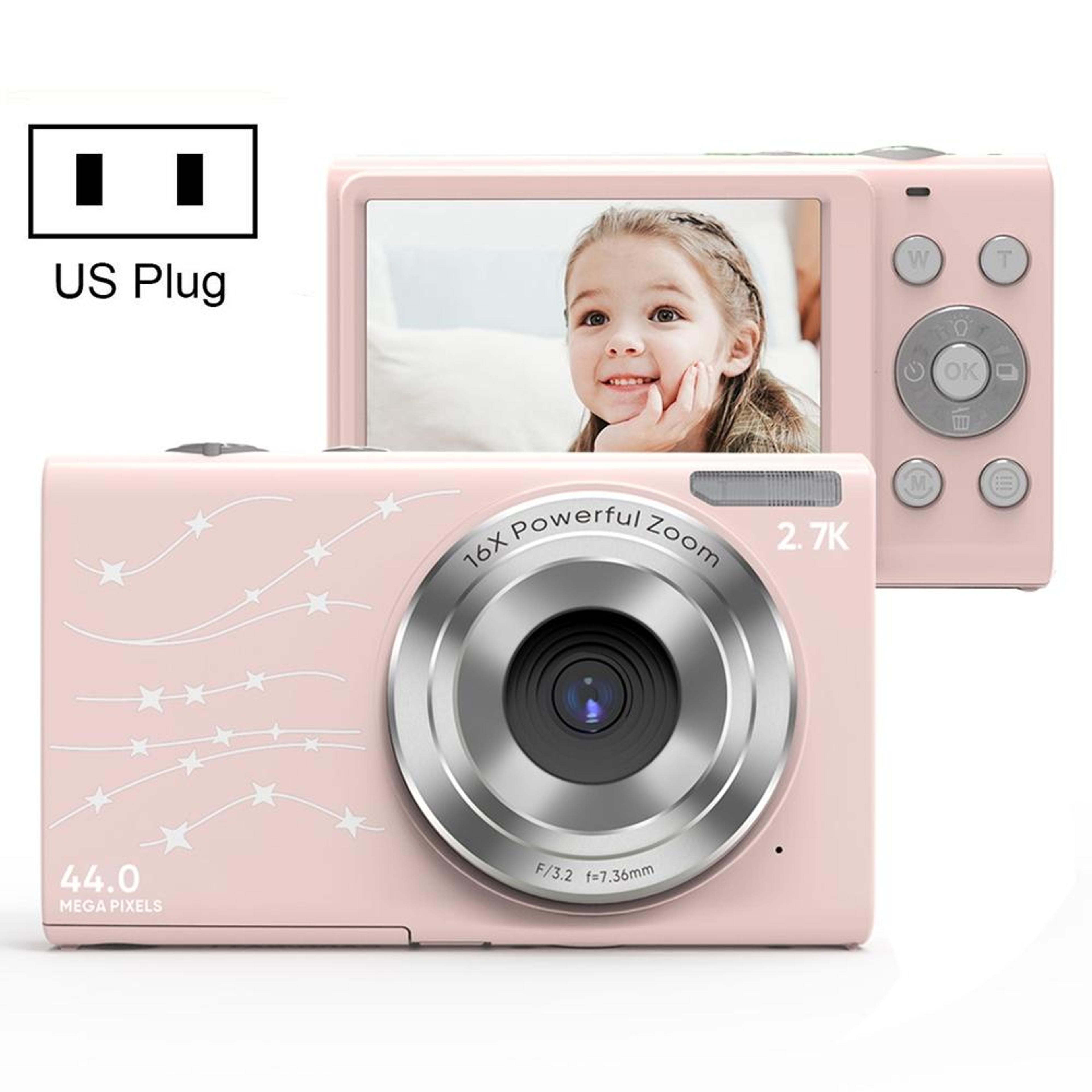 44mp digital camera for kids with 1080p video, 16x zoom and 2.4-inch ips screen