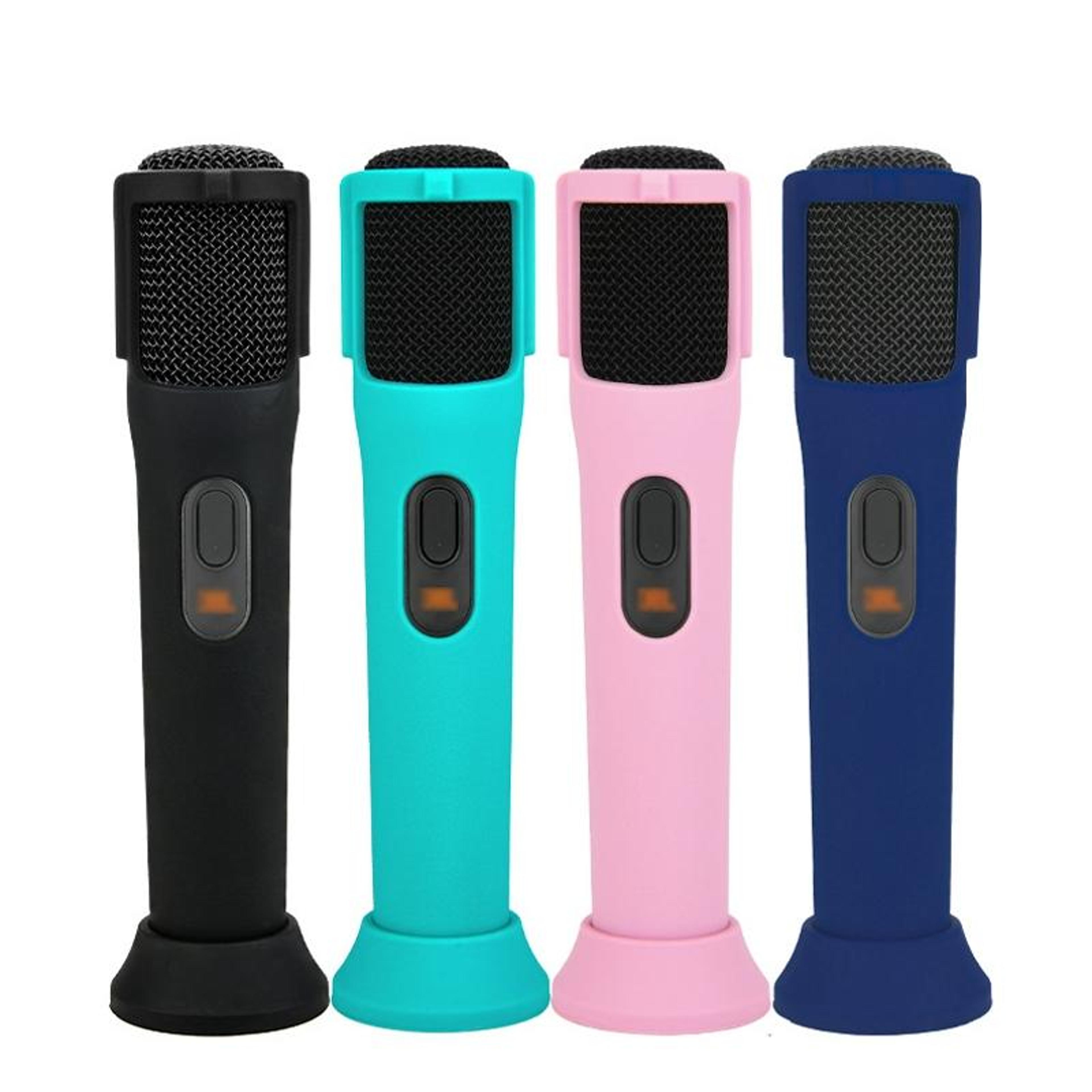 jbl partybox wireless mic silicone protective case with anti-slip grip and storage base