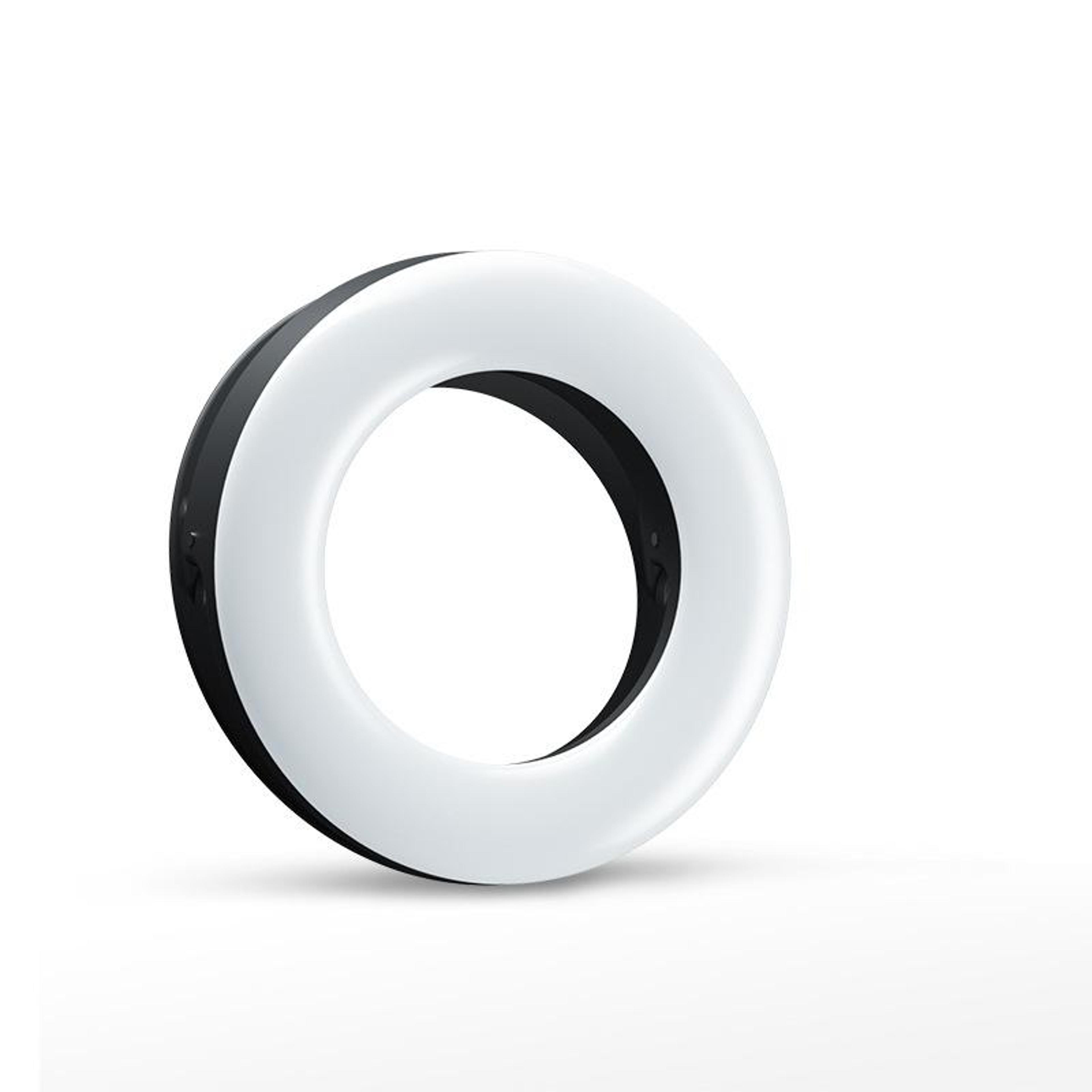 rechargeable selfie ring light with adjustable warm & cool led fill light for phones