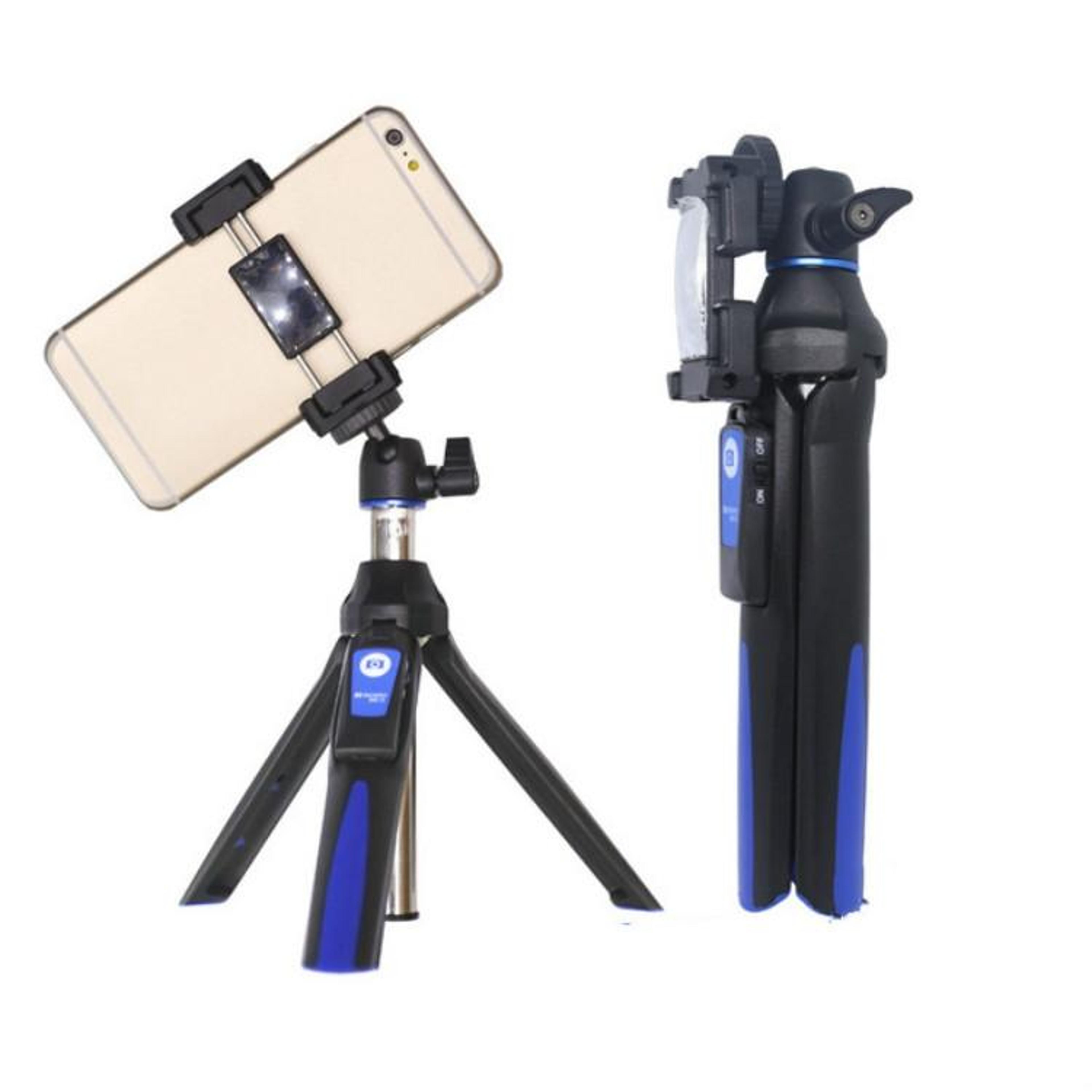 bluetooth selfie stick tripod with remote and adjustable phone stand