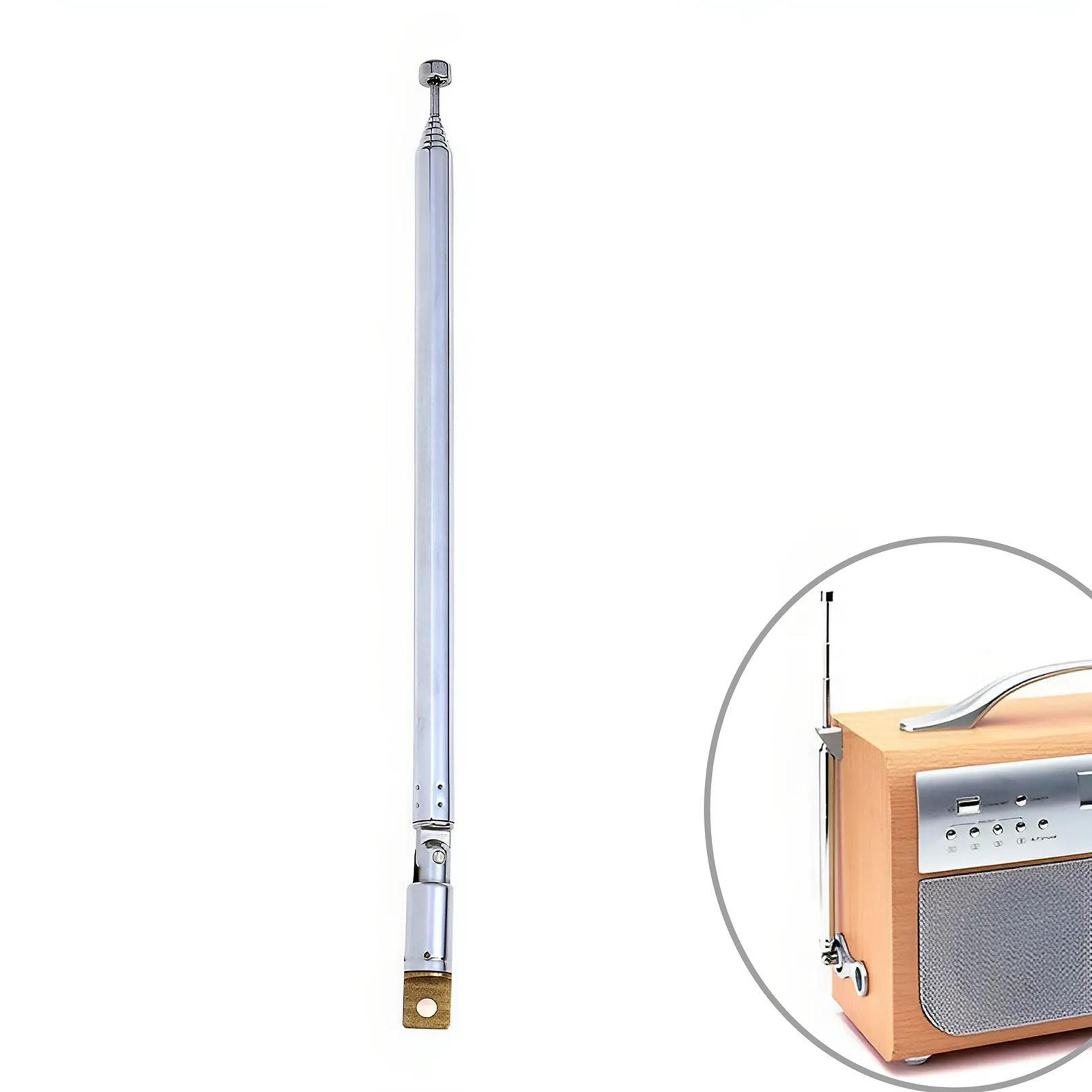 telescopic radio antenna universal stainless steel fm radio replacement aerial