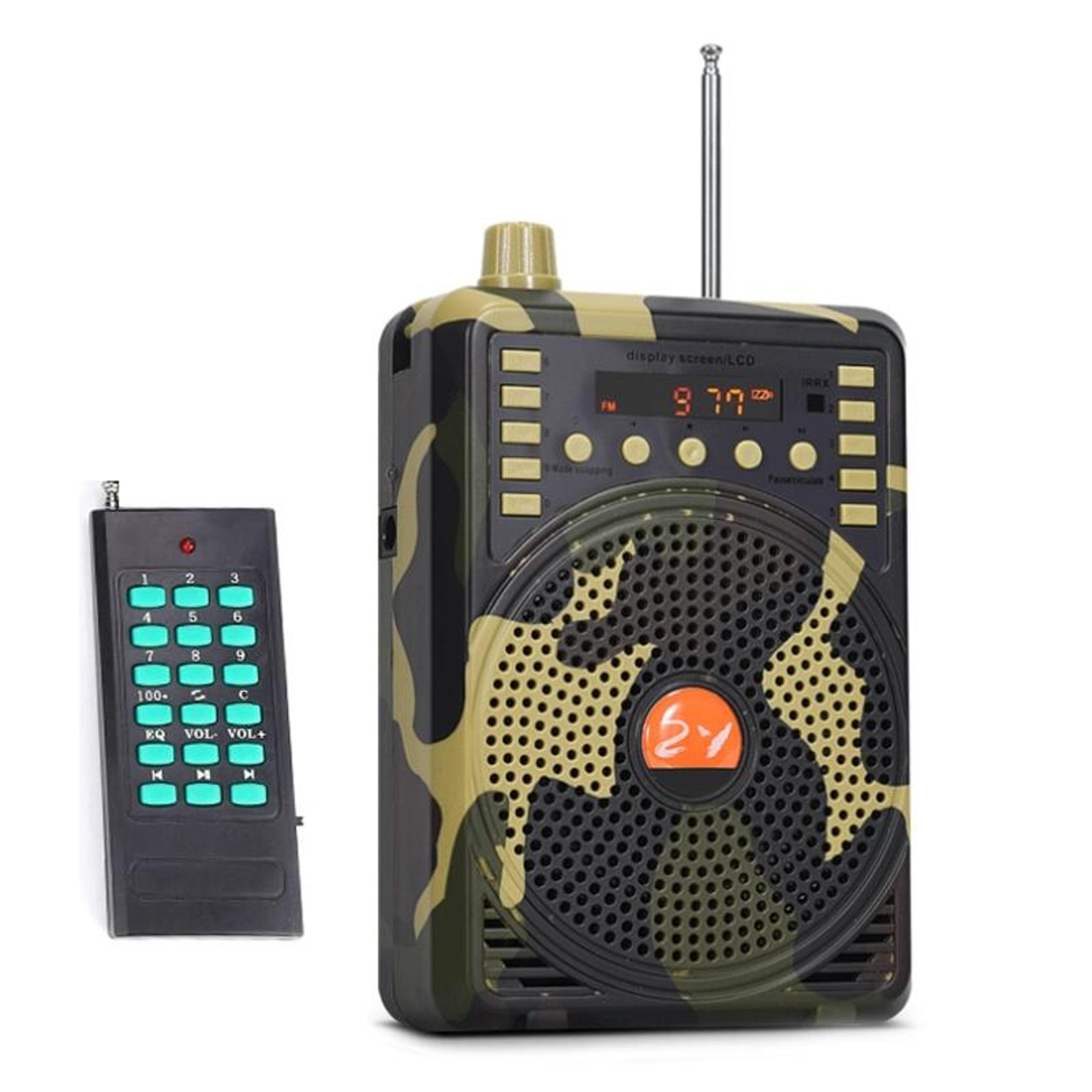 48w portable bluetooth voice amplifier with remote control and usb tf playback