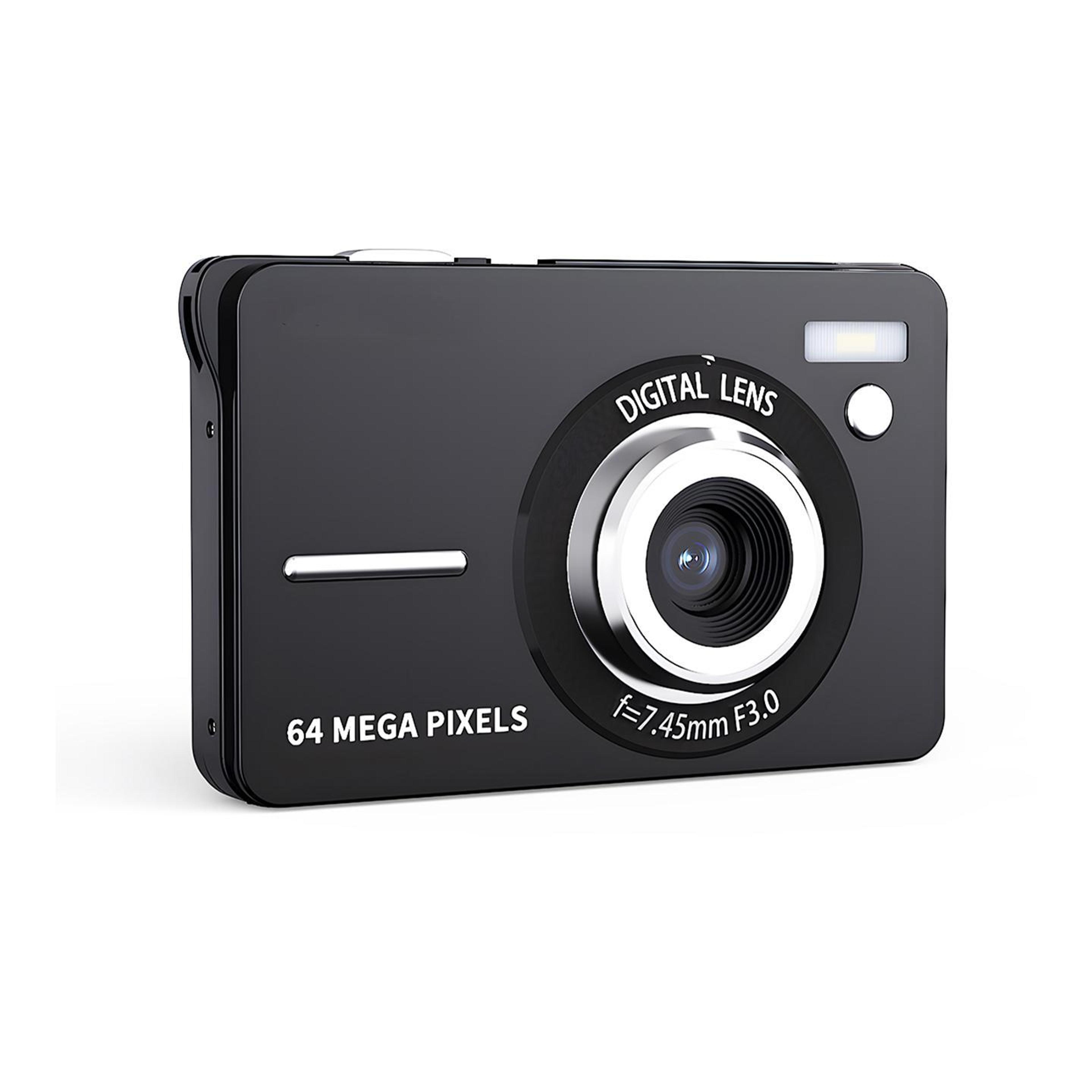 4k digital camera with 64mp camera resolution, autofocus and 18x zoom
