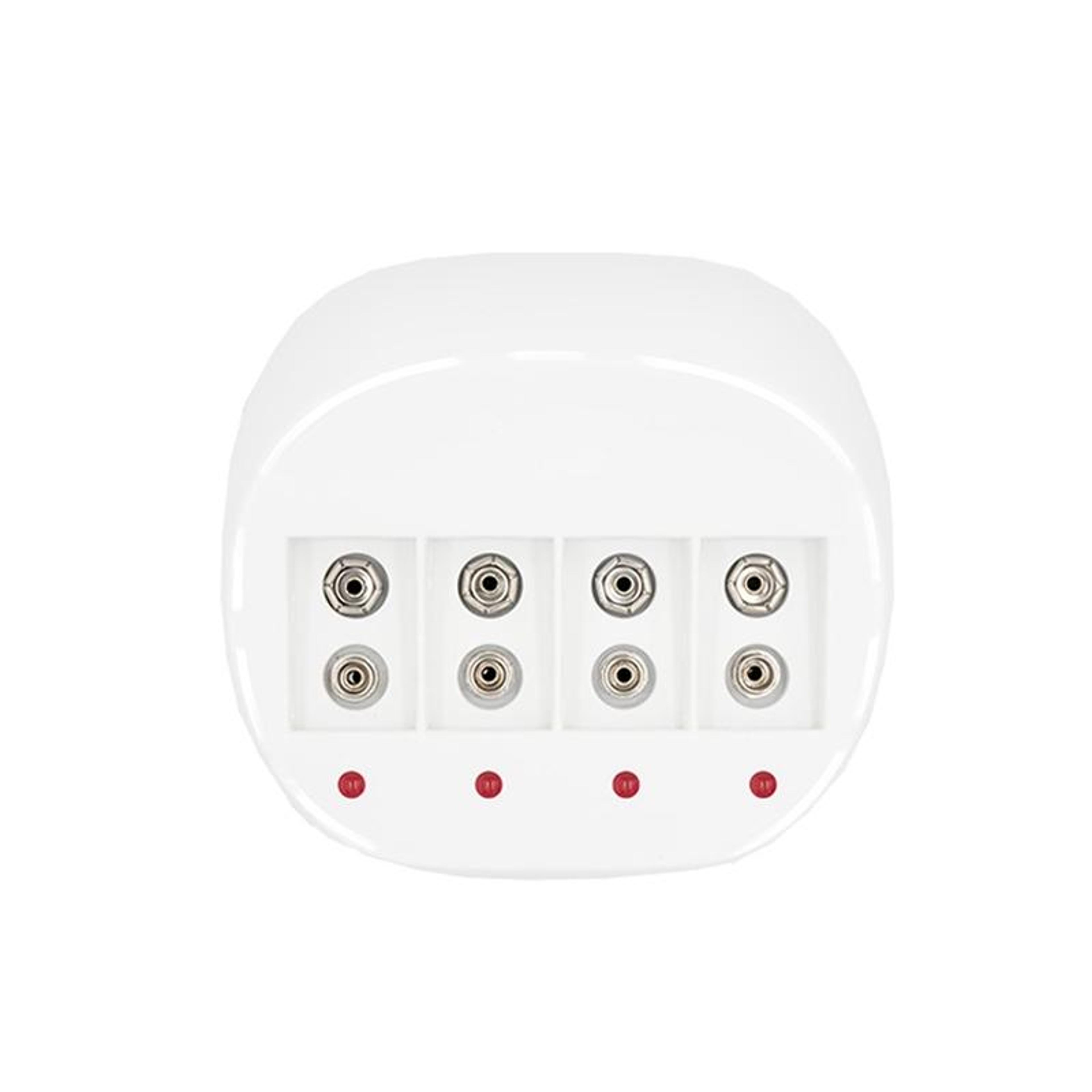 4-slot lithium battery charger with smart safety protection