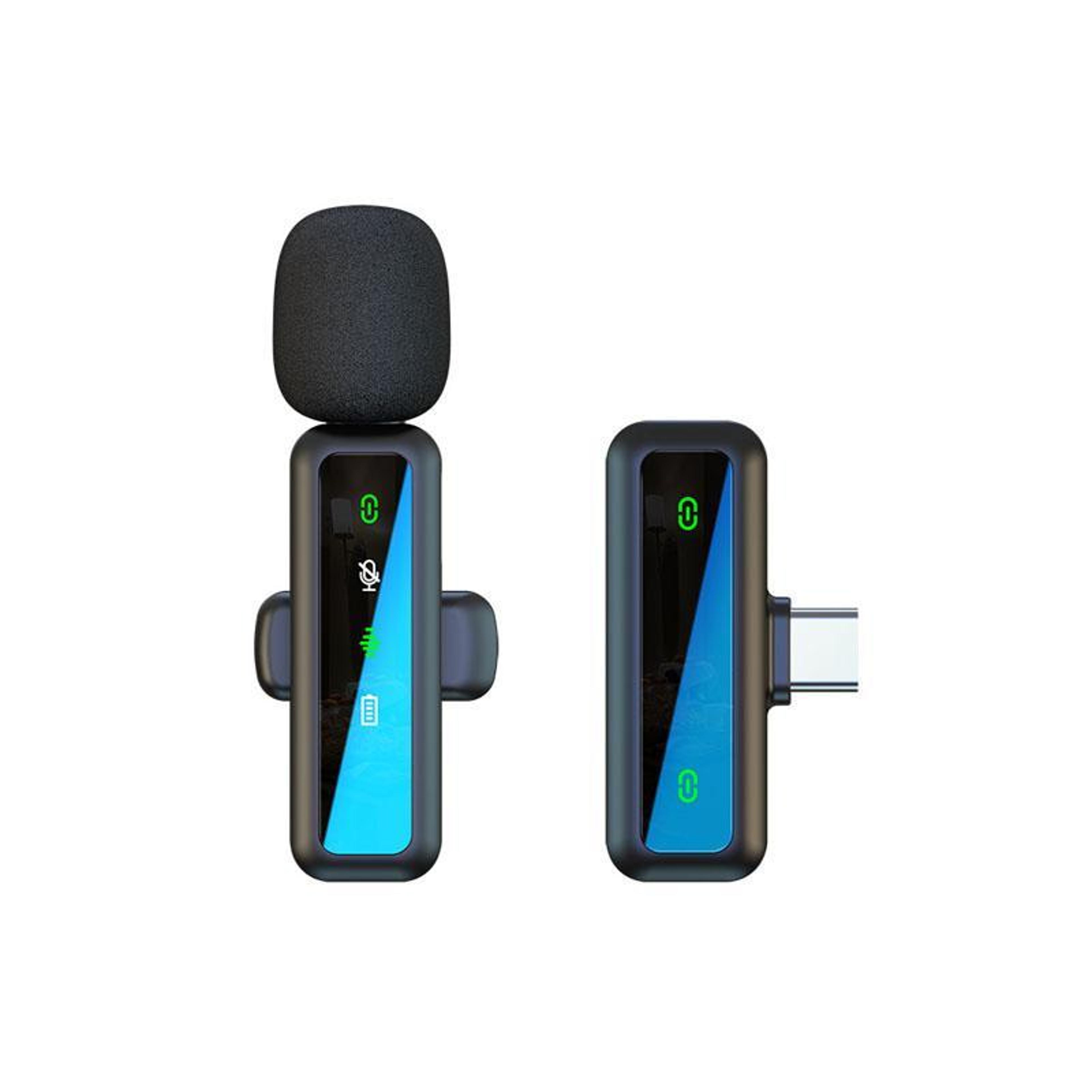 h63 wireless lavalier microphone with noise cancellation for type-c devices