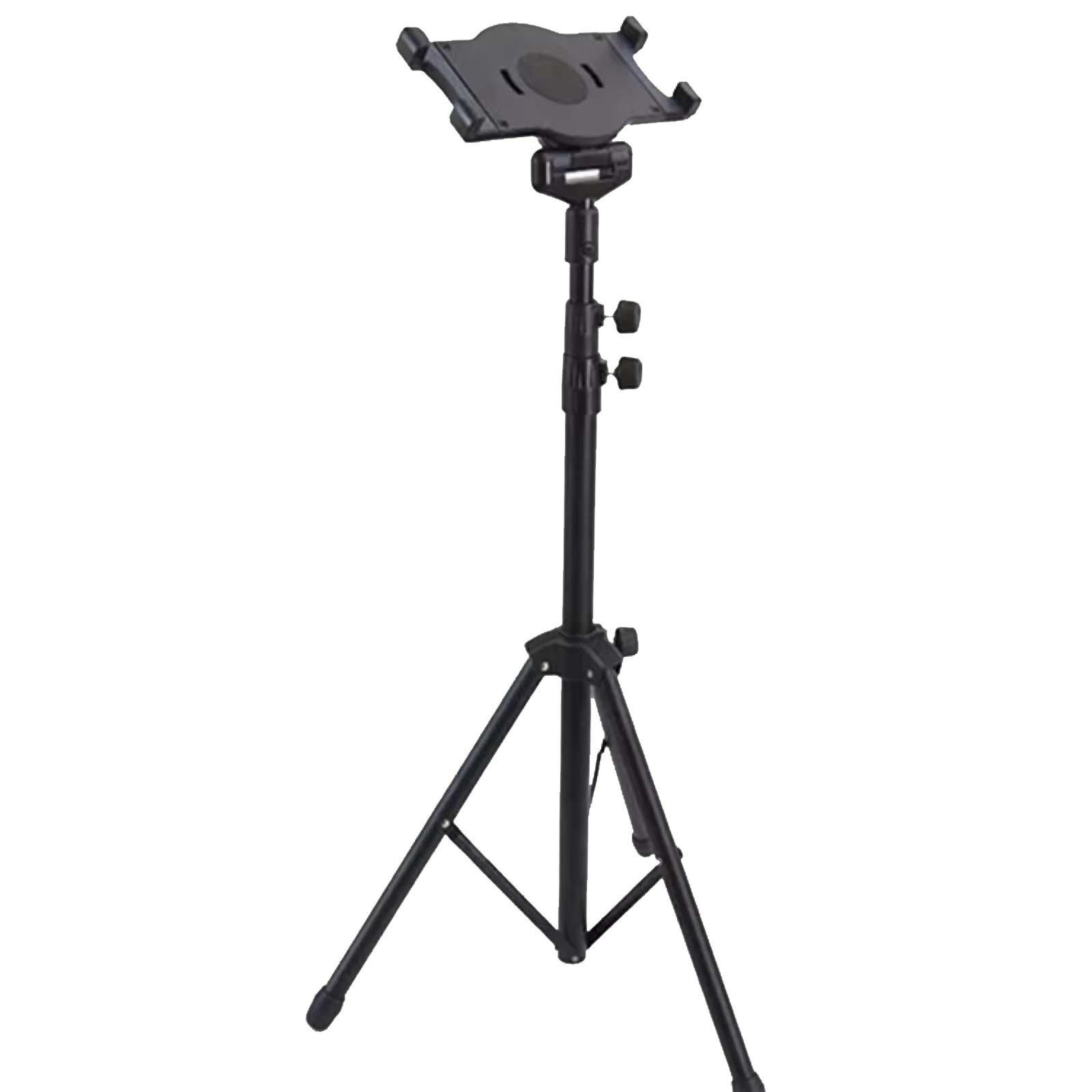 portable adjustable tablet tripod stand with multi-angle tablet holder