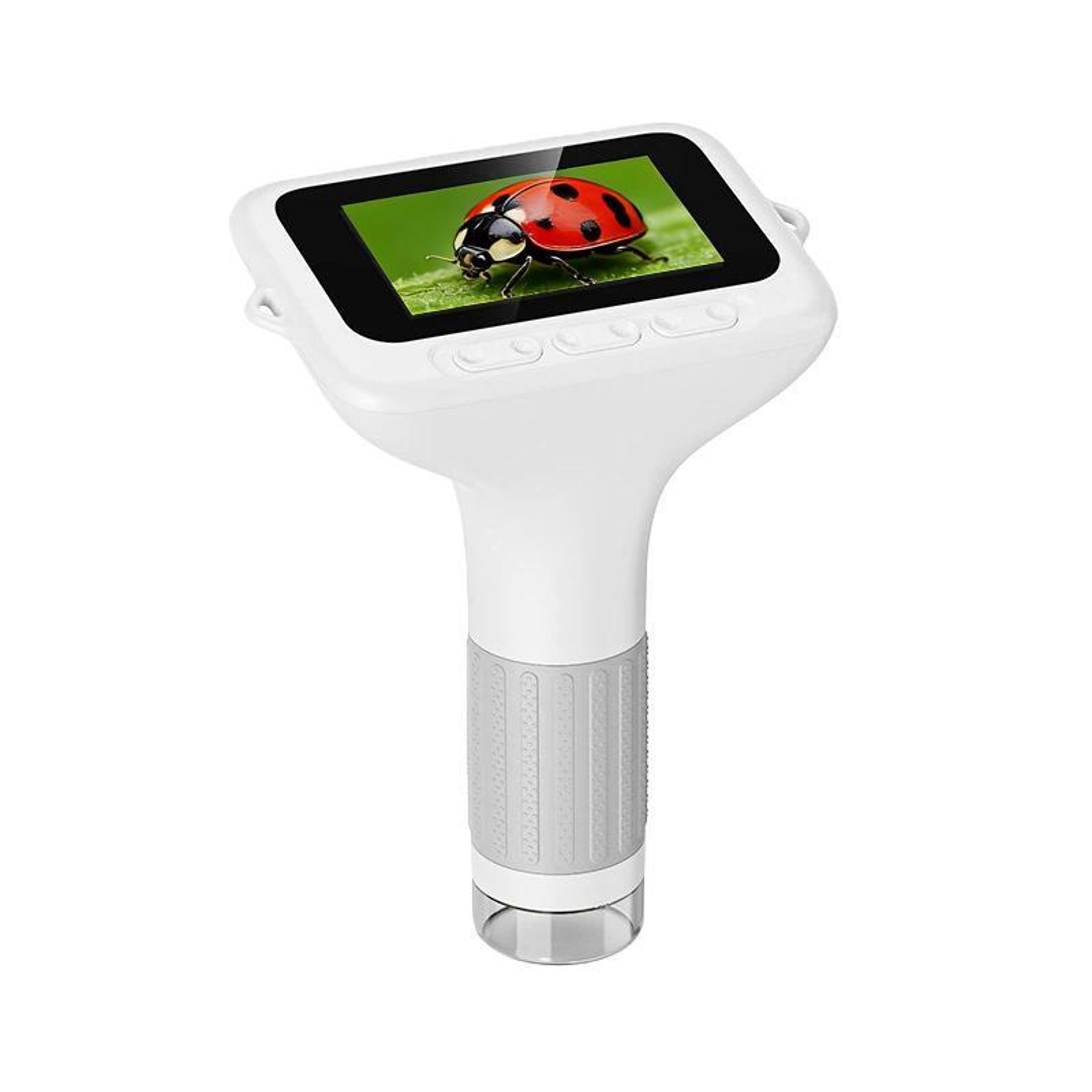 digital microscope for kids with 3 inch ips screen, 1080p camera and led lights