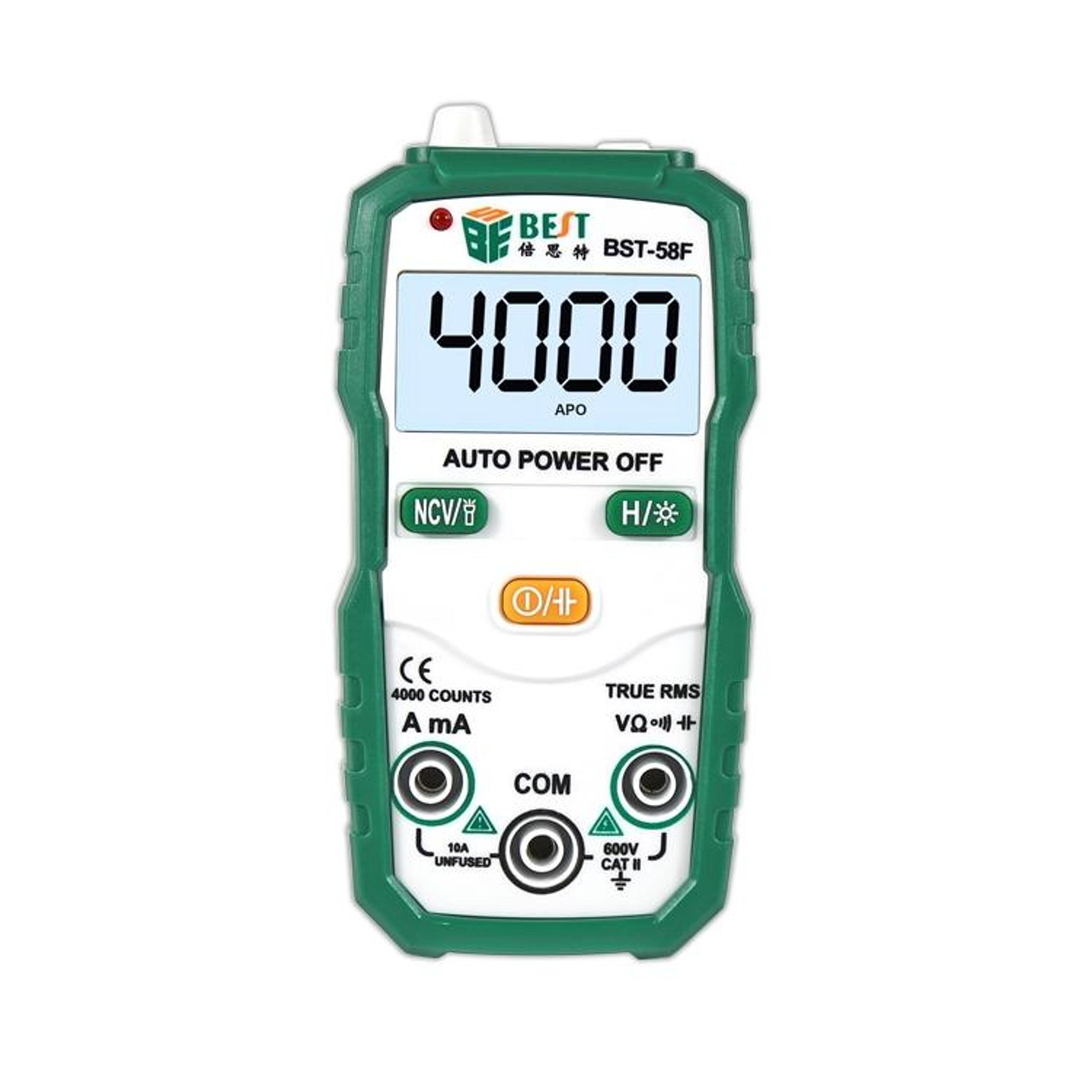 auto ranging digital multimeter with true rms and ncv voltage detection