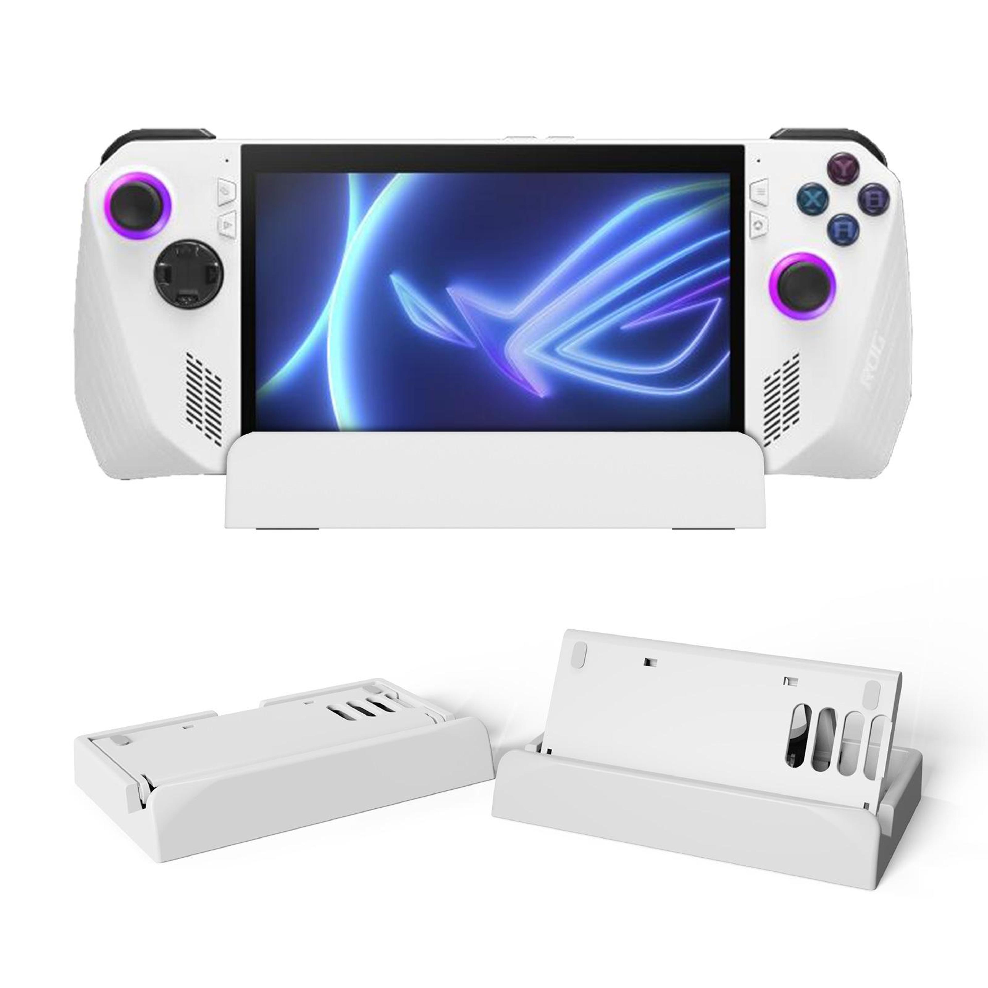 steam deck stand adjustable desktop holder for rog ally, switch, phones & tablets