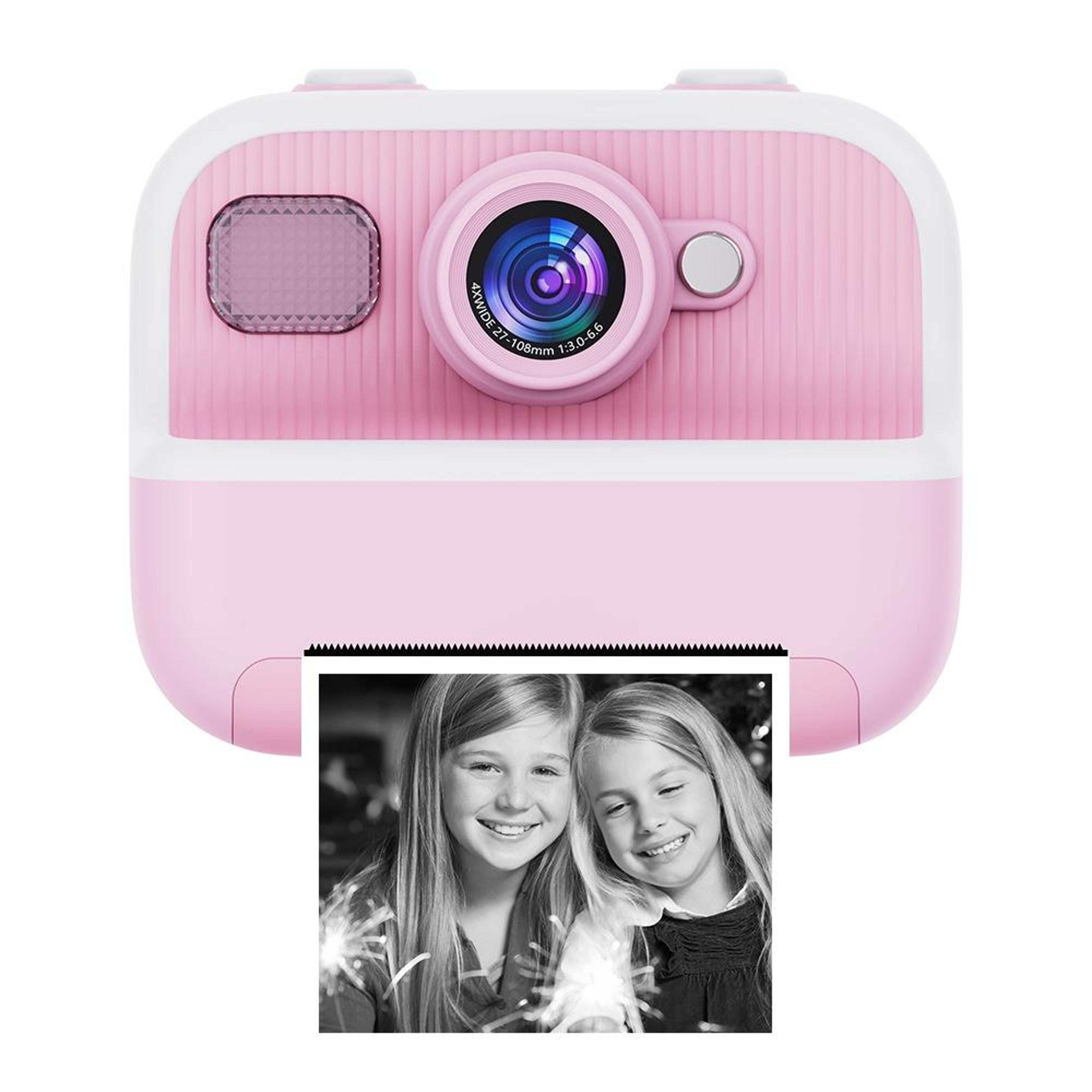 m8 kids instant print camera with dual cameras, 1080p video and 2.4-inch ips screen