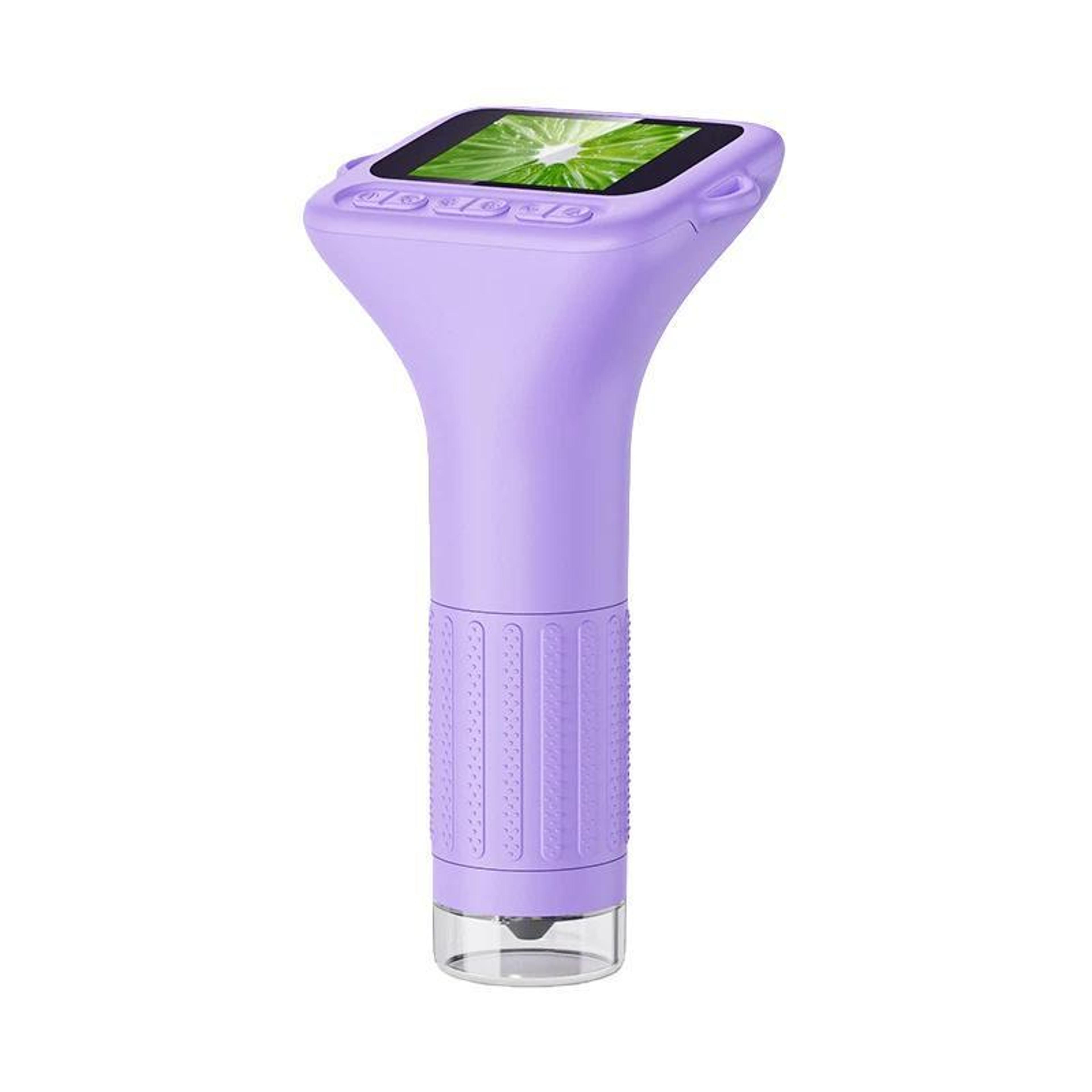 kids digital microscope with 2 inch ips screen, 1080p camera and rechargeable battery