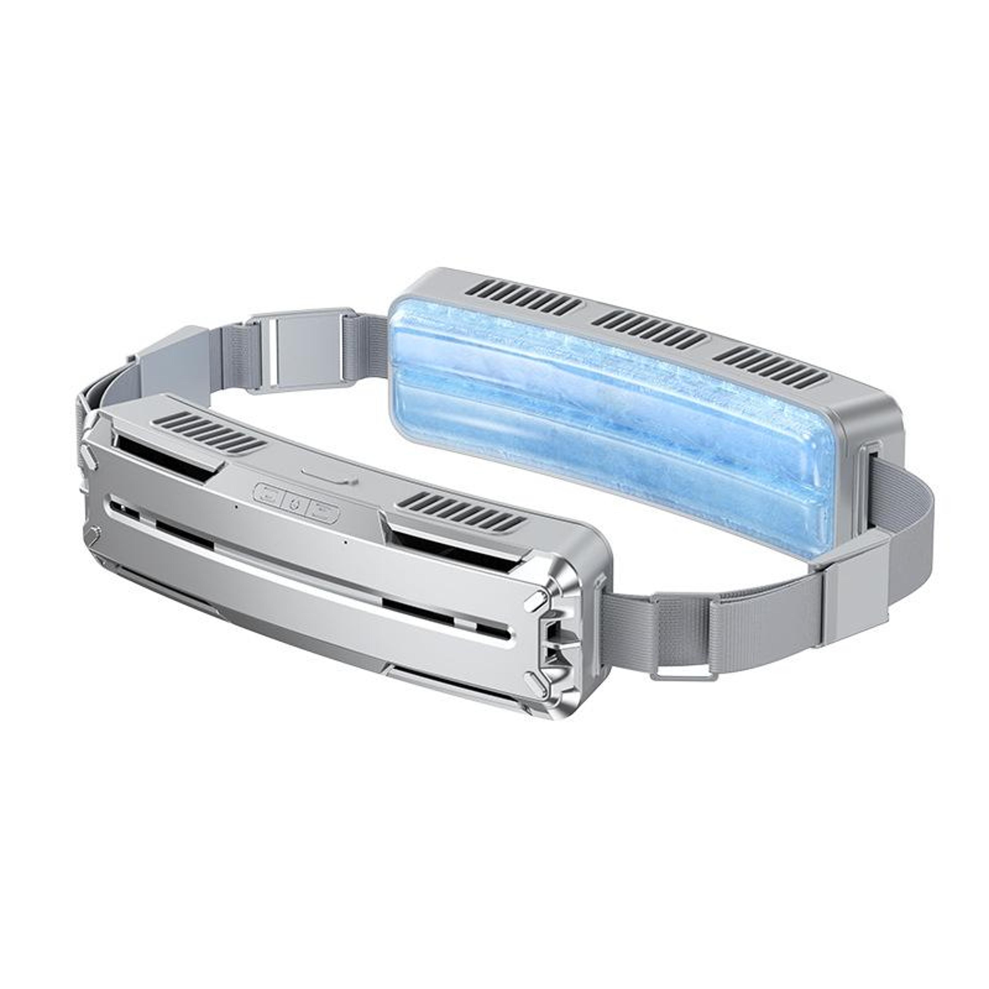wearable waist fan with pcm cooling and 5000mah rechargeable battery