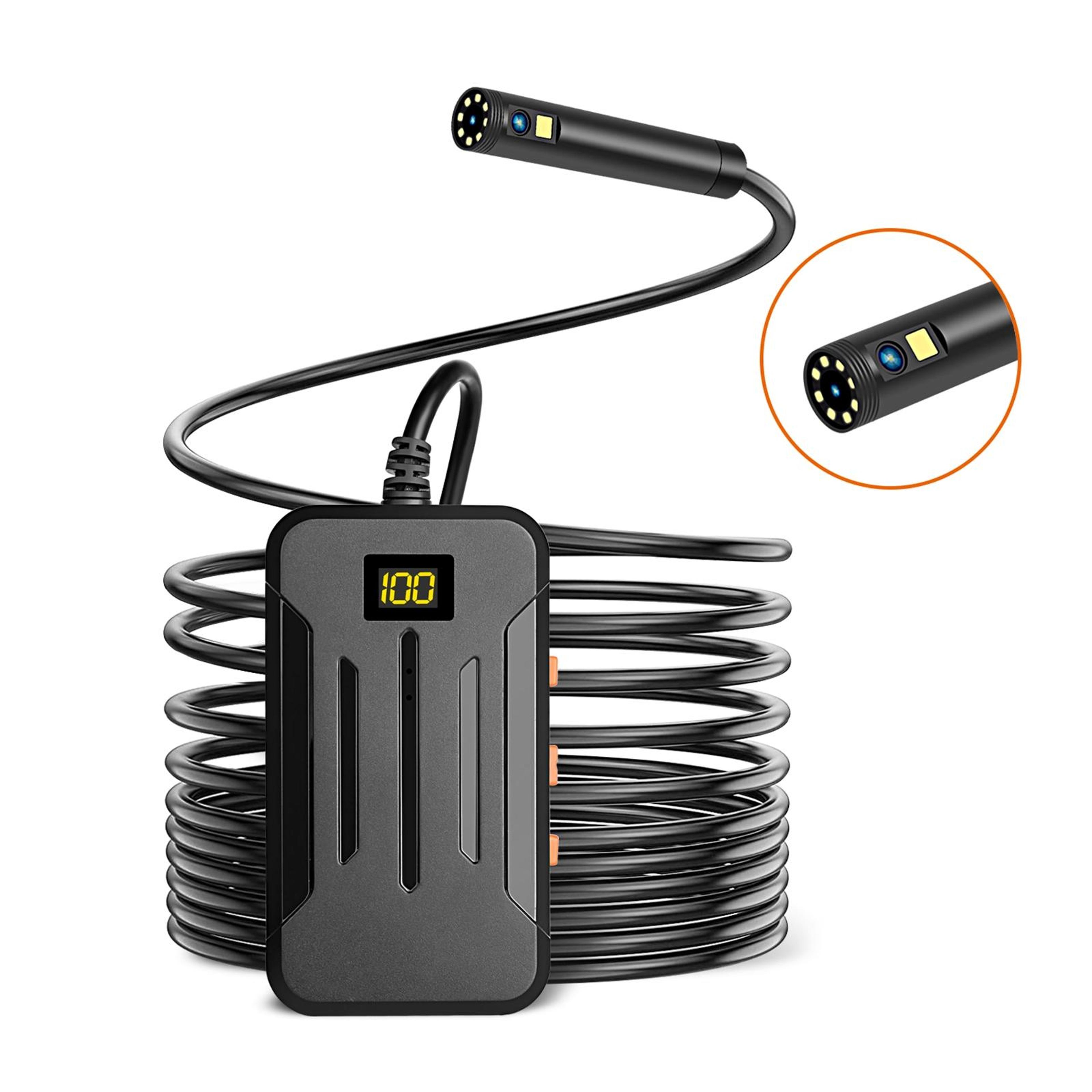 5.5mm dual camera endoscope 1080p waterproof inspection camera