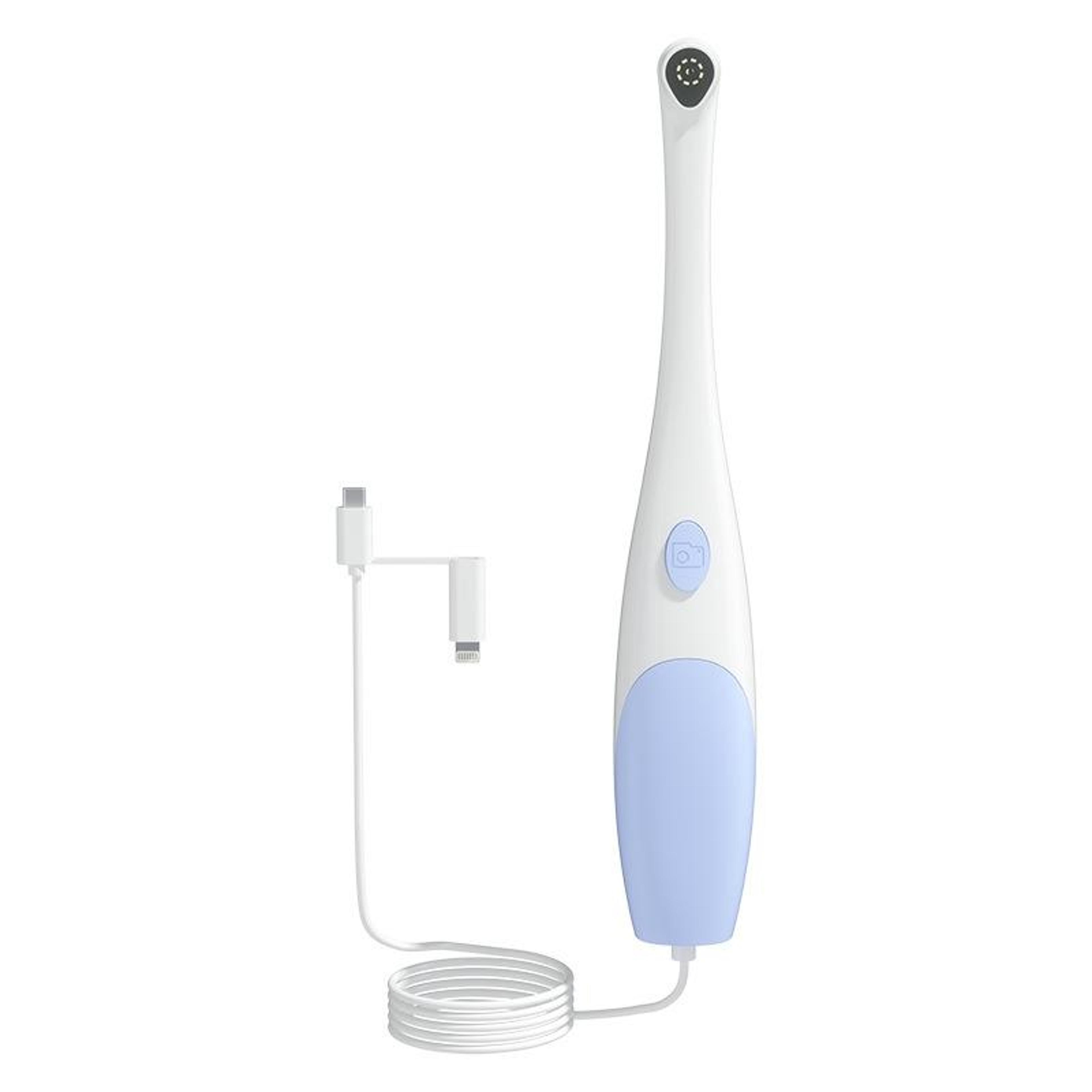 hd oral endoscope camera with 8 led lights and phone connection