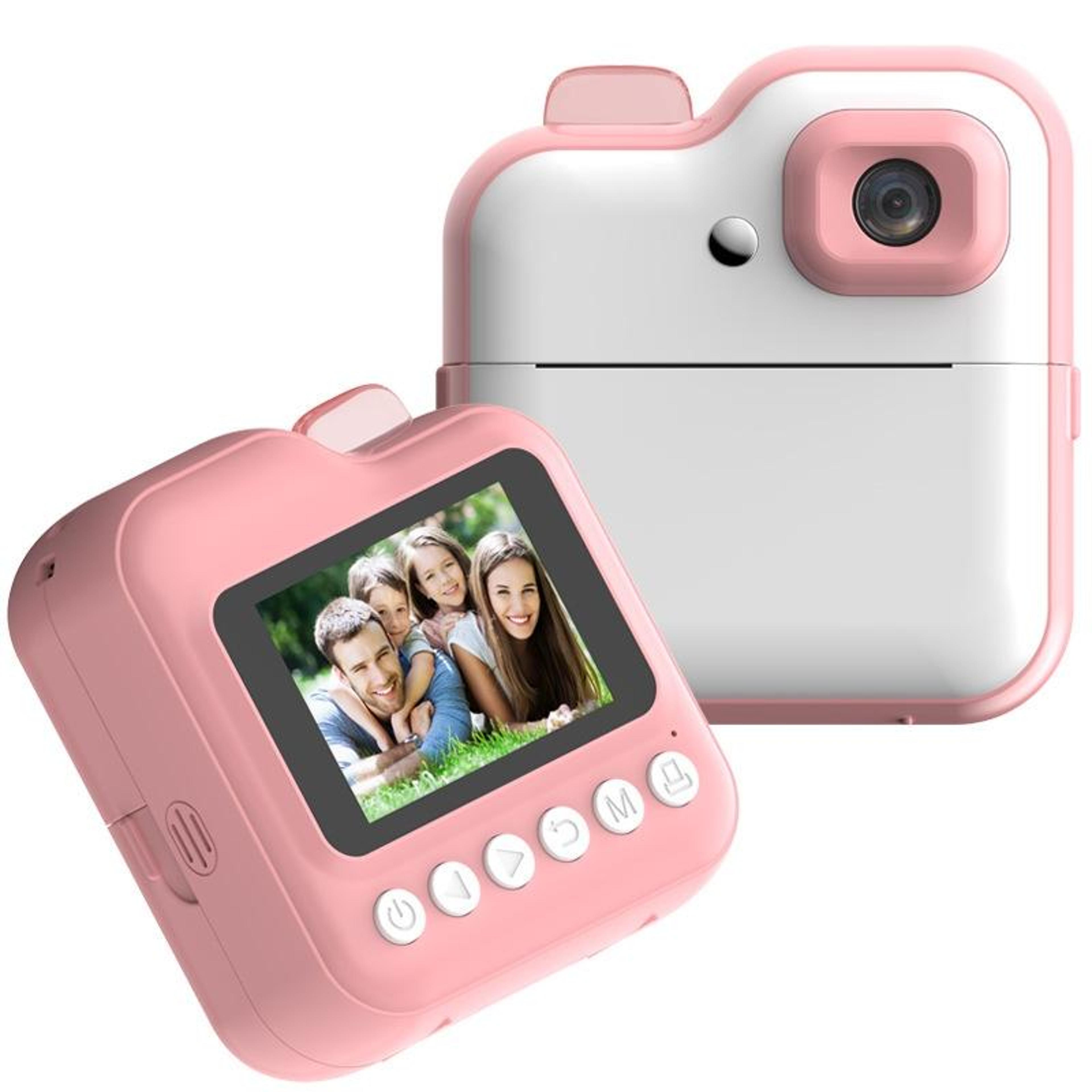 kids instant print camera with 2.4-inch ips screen and hd video recording