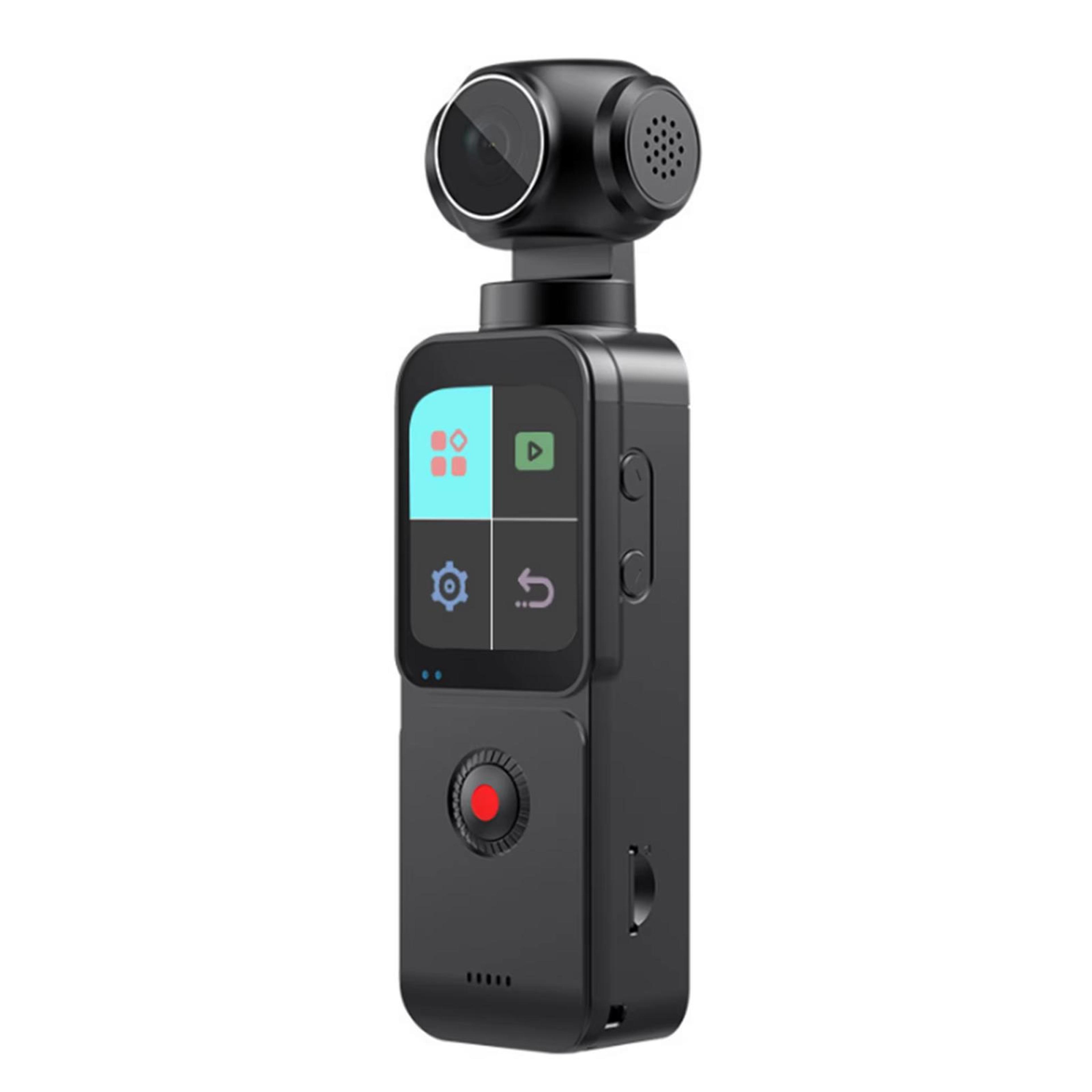 5k action camera with touch screen, eis stabilization and 150° wide angle lens