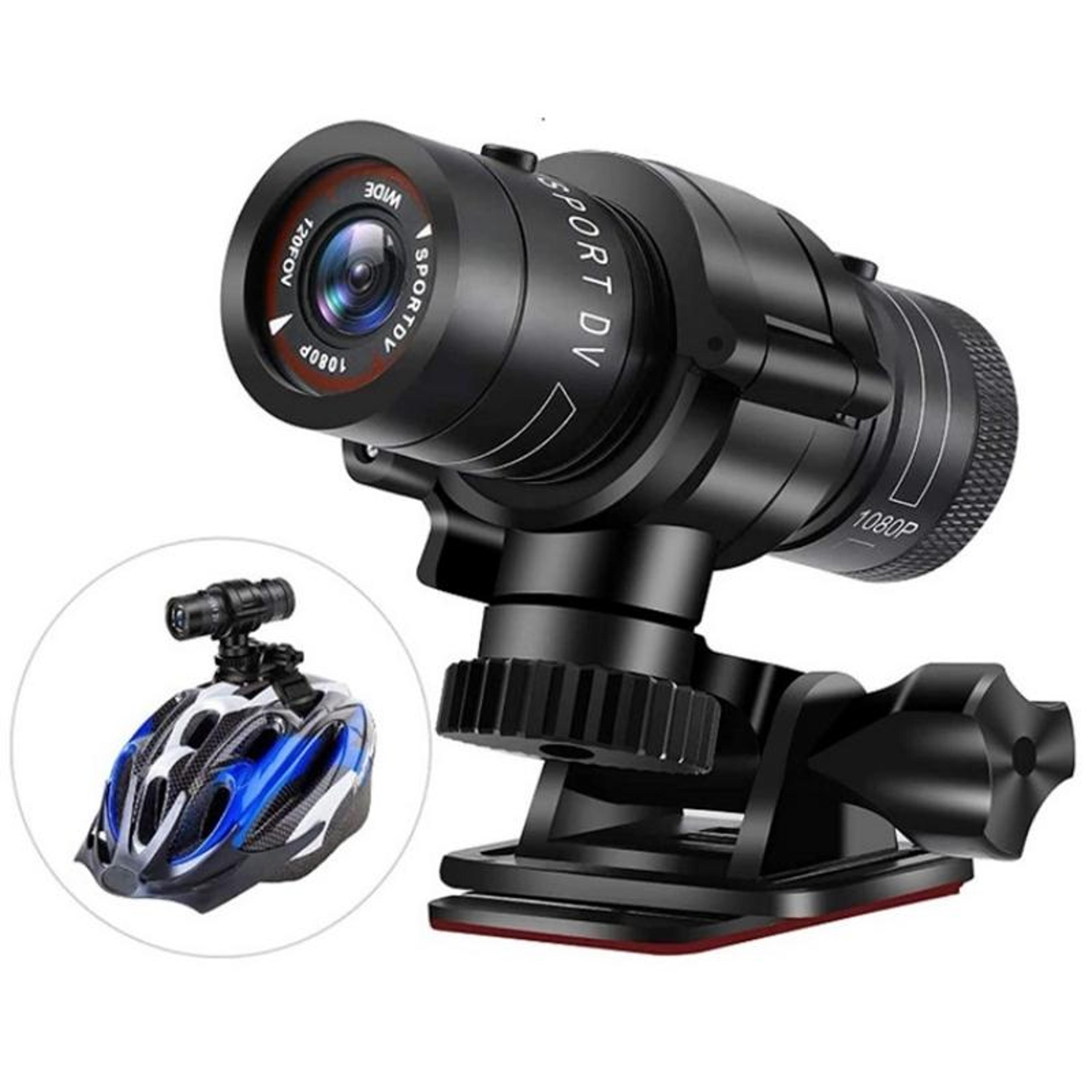1080p action camera with 120° wide angle lens for bike and motorcycle helmets