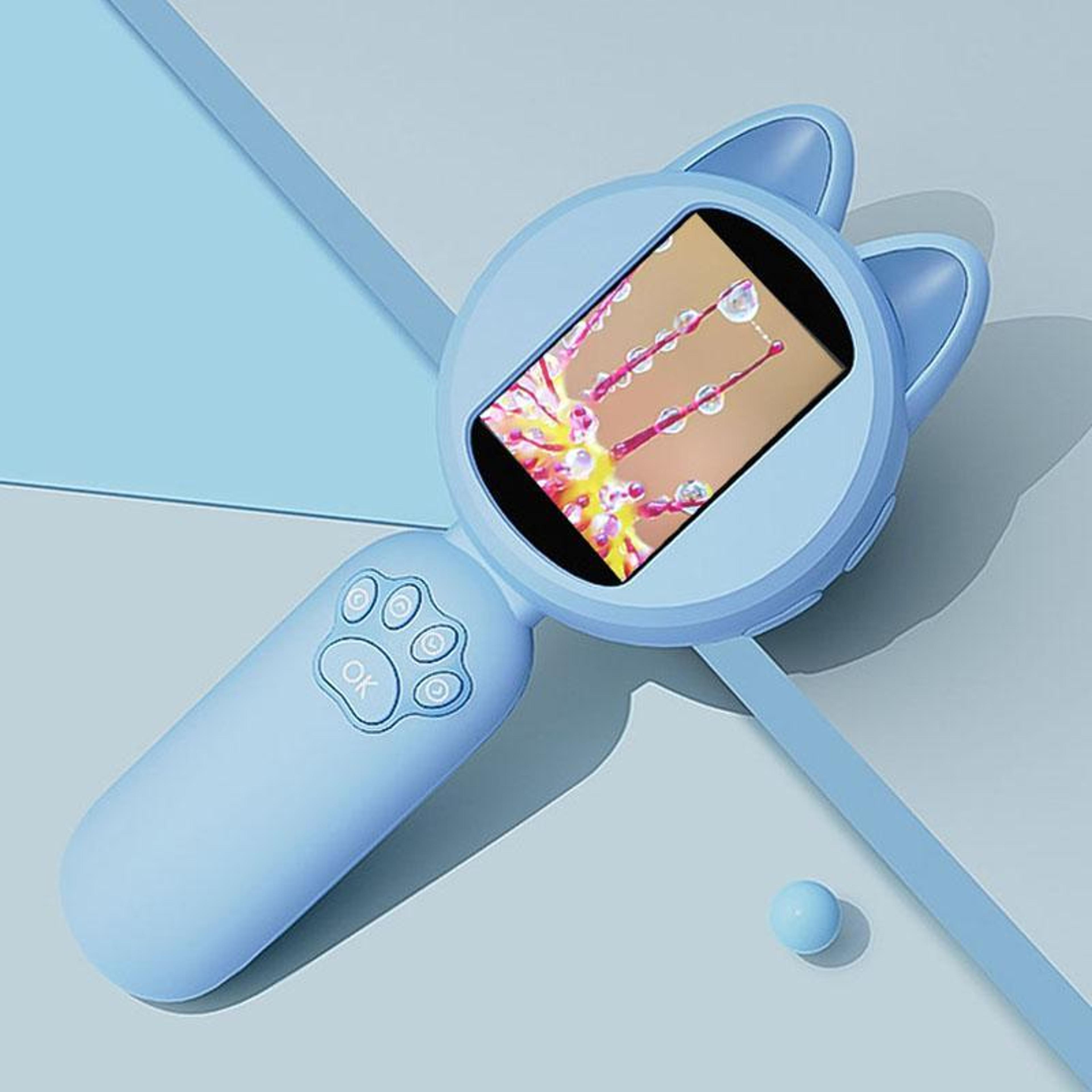 kids 4x digital microscope with 2mp camera and ips screen