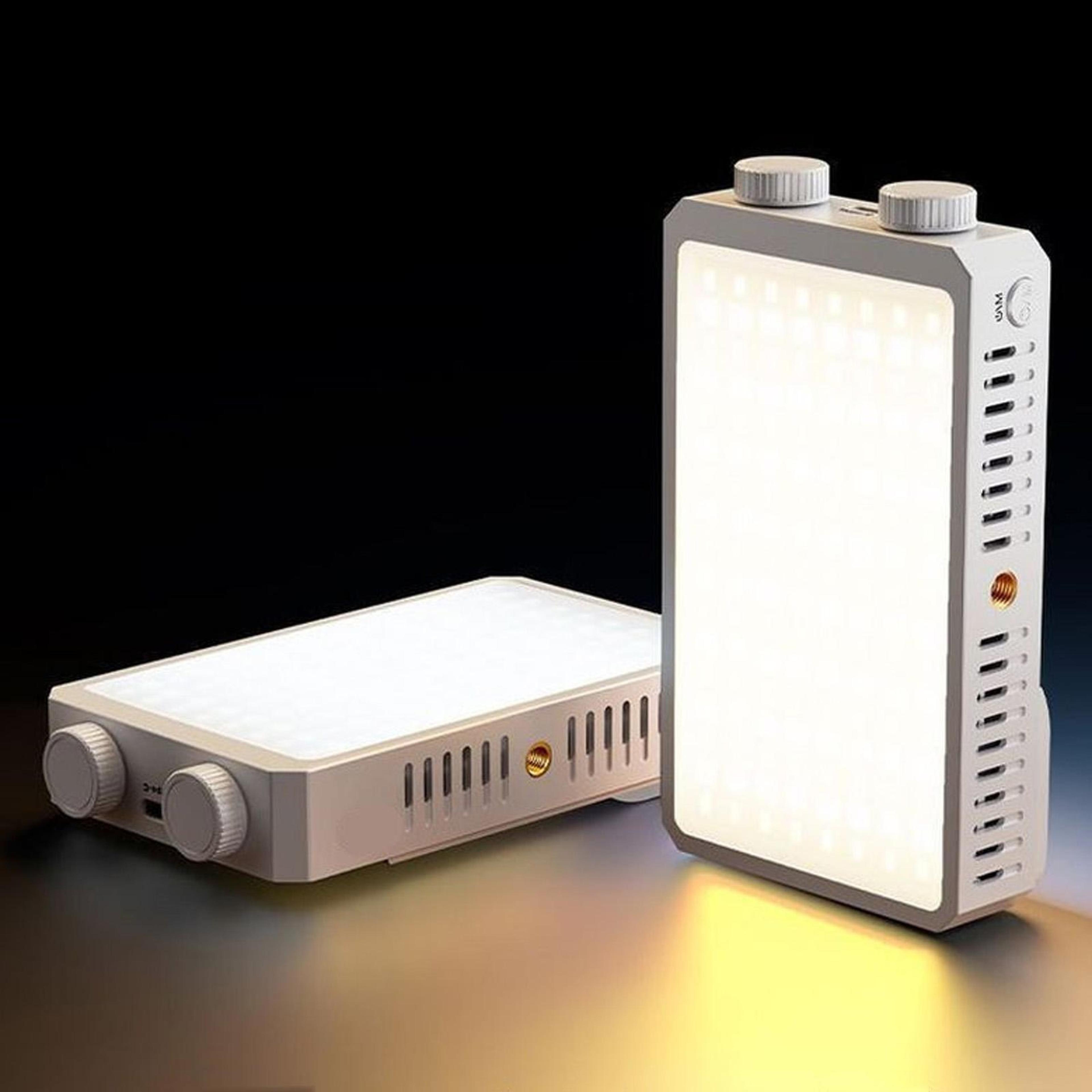portable led video light with 2500k-9000k adjustable lighting