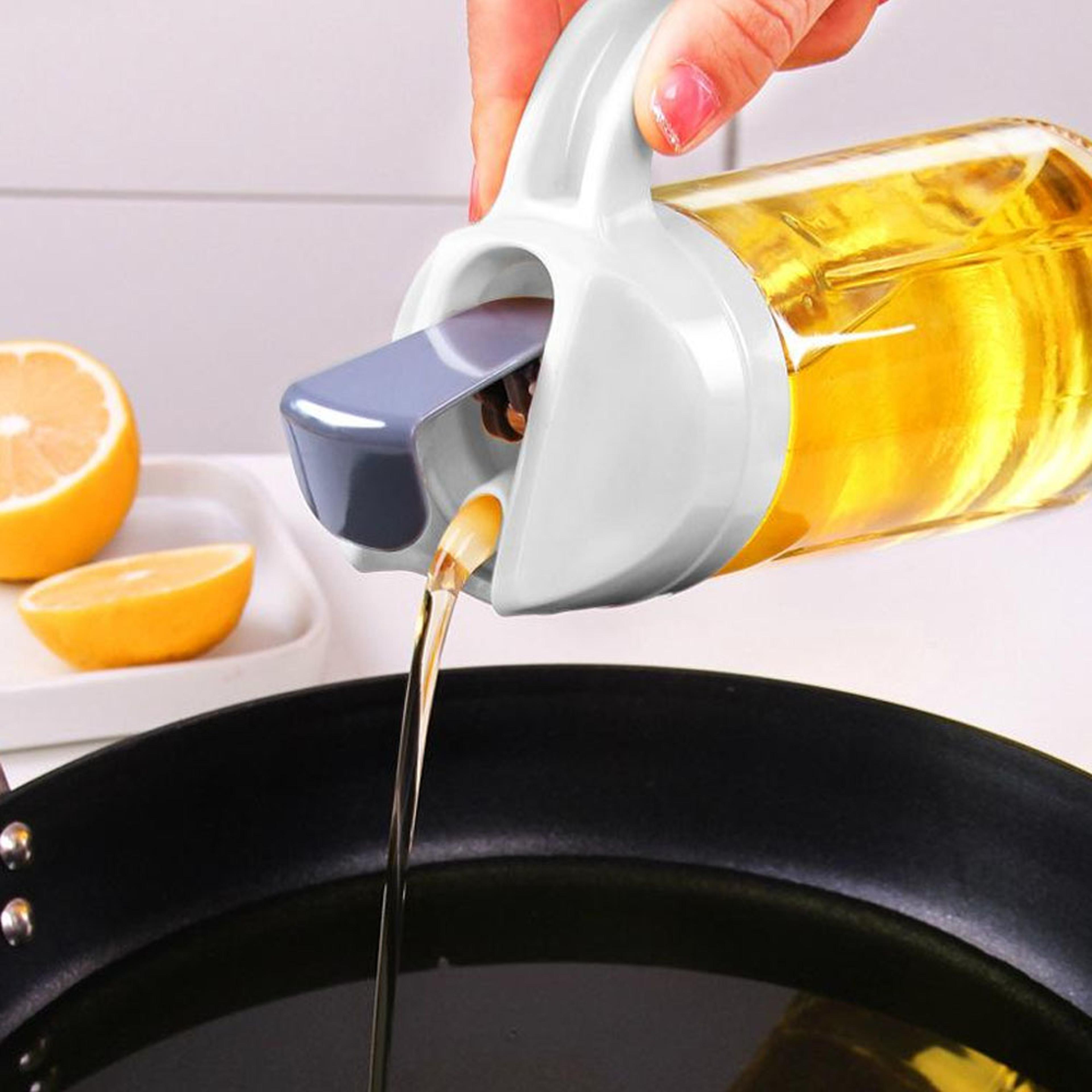 auto flip olive oil dispenser bottle