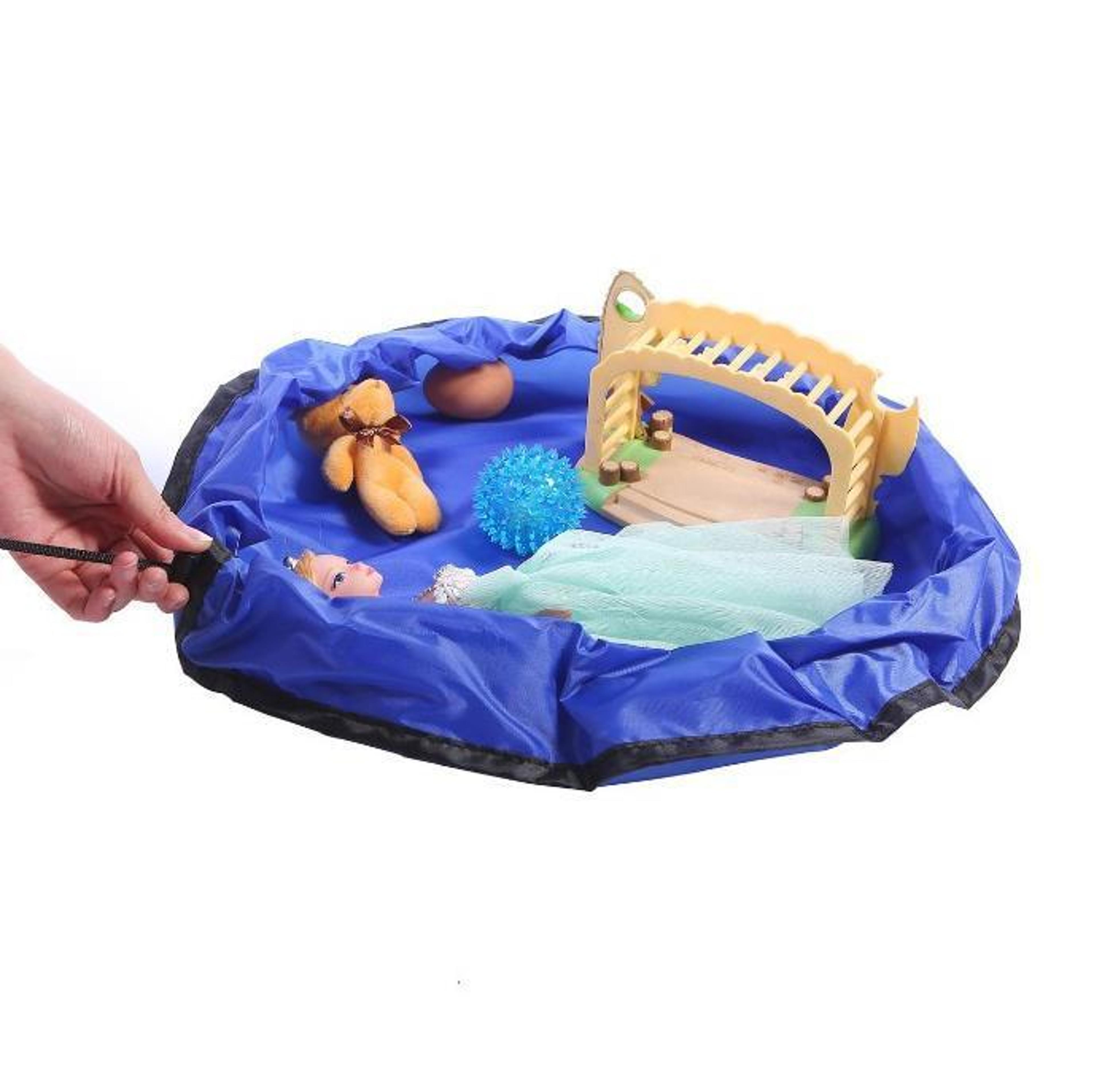 no mess pack and play toy storage bag - portable, easy cleanup | perfect gift for kids